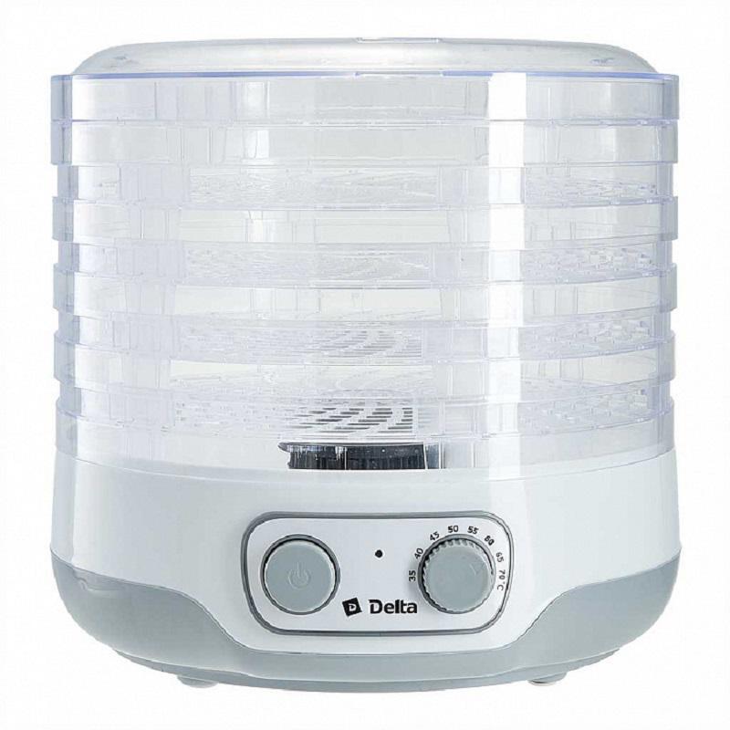Изображение товара Электрическая сушилка для овощей и фруктов Delta с 5 ярусов 250 Вт, белая