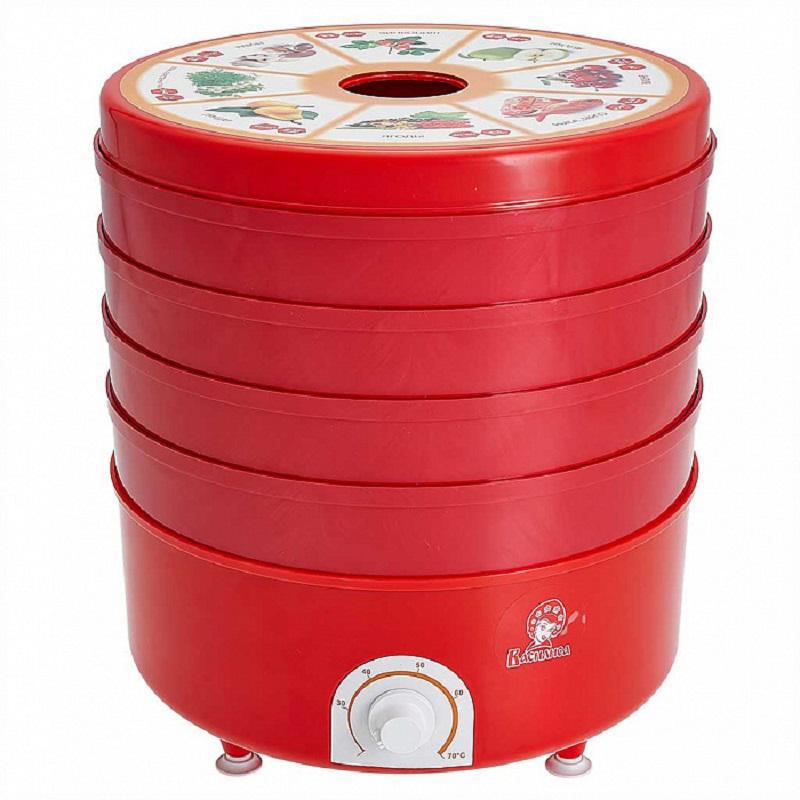 Изображение товара Сушилка для овощей и фруктов Василиса СО3-520 4 яруса 520 Вт красная