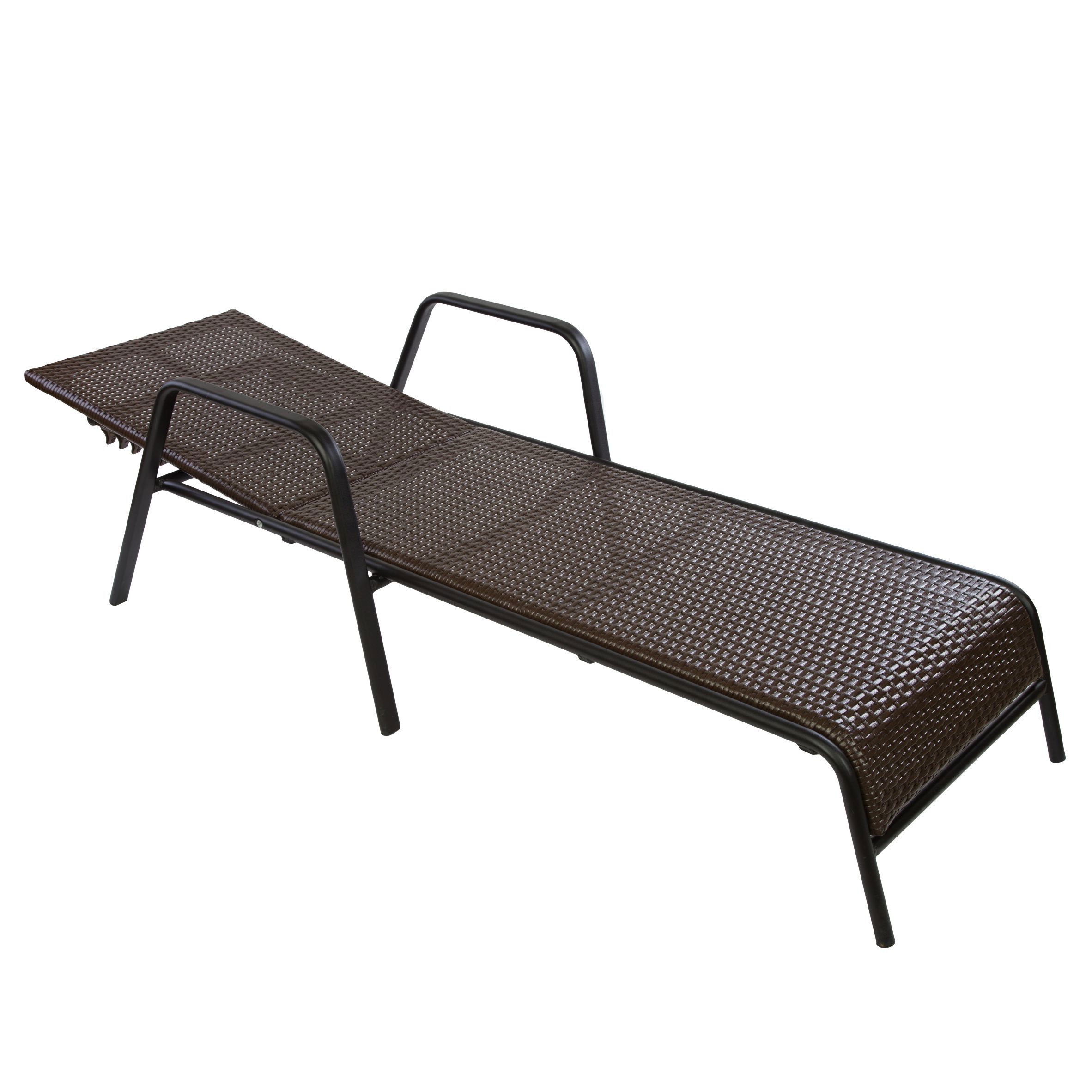 Изображение товара Шезлонг Mebiusrotang NE002 с регулируемой спинкой и подлокотниками