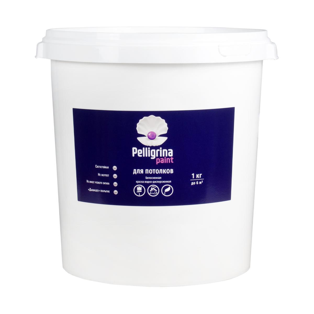 Изображение товара Краска для стен и потолков PELLIGRINA PAINT РР-023 231231 цвет белоснежный 45 л