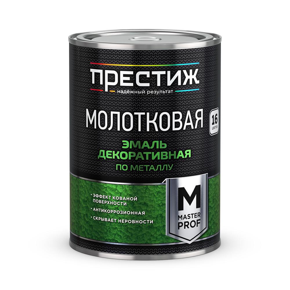 Изображение товара Молотковая эмаль по металлу Престиж Холдинг 0.8 л коричневая