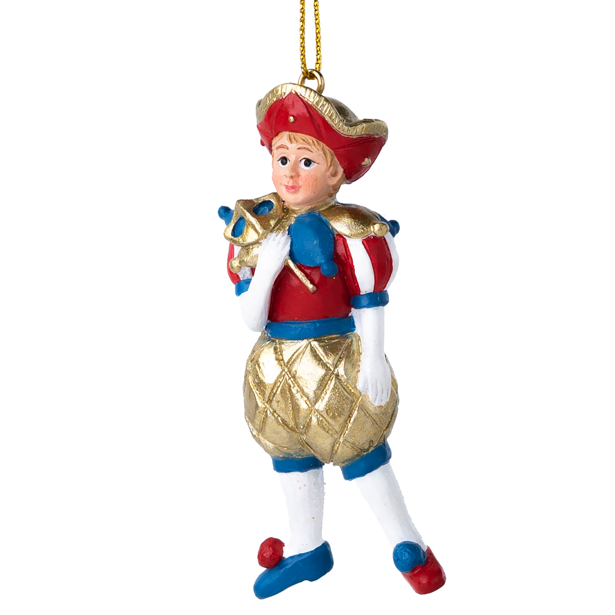 Изображение товара Подвесное украшение Christmas Акробат 2x8x3 см полистоун красный синий