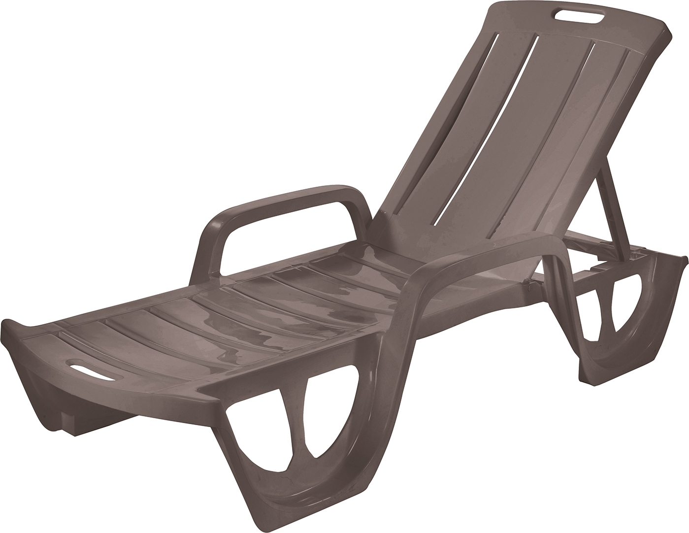 Изображение товара Шезлонг Keter Florida 190x67x30 см пластиковый капучино долговечный комфорт