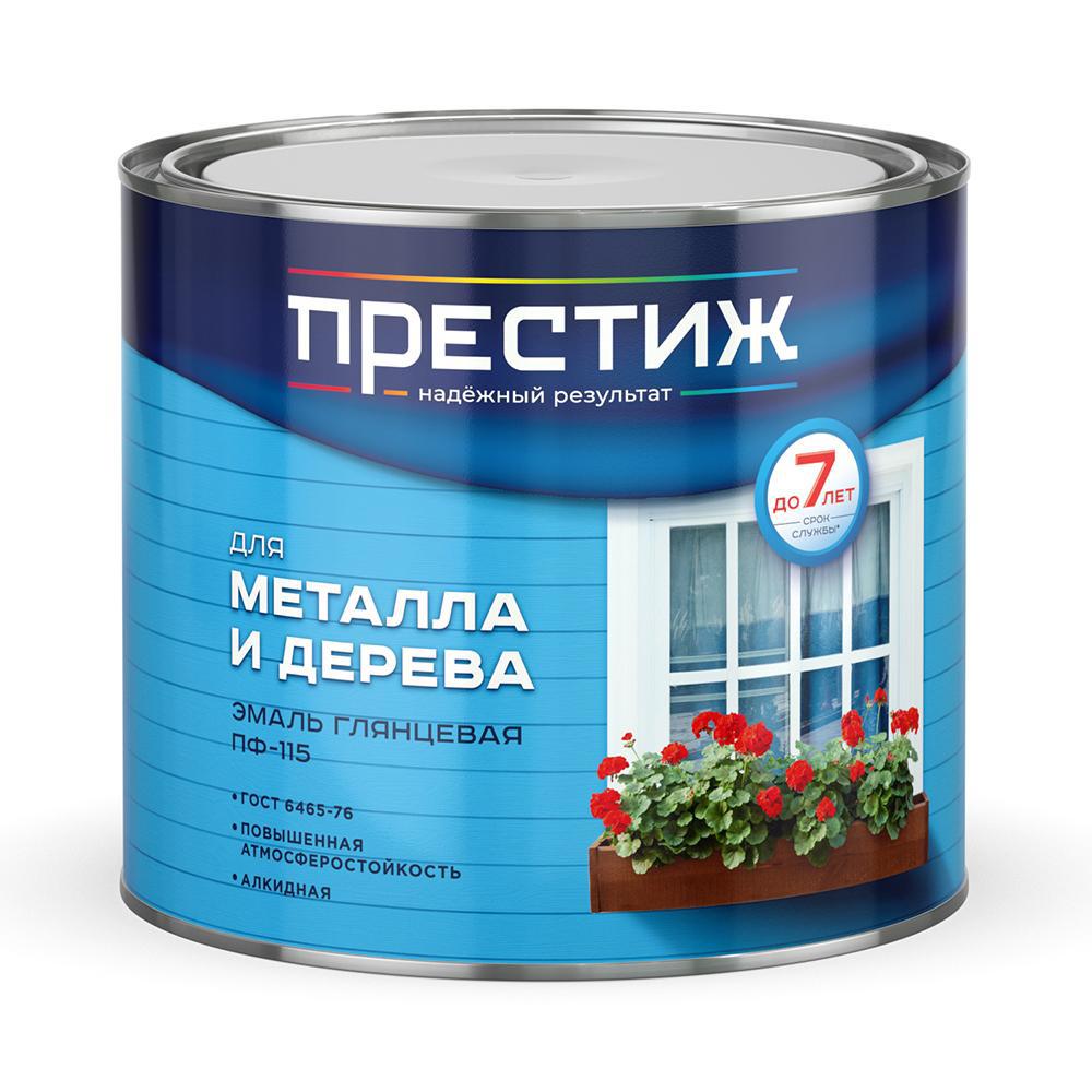 Изображение товара Эмаль ПРЕСТИЖ ХОЛДИНГ 01-001-005-019 глянцевая цвет желтый 1.9 кг