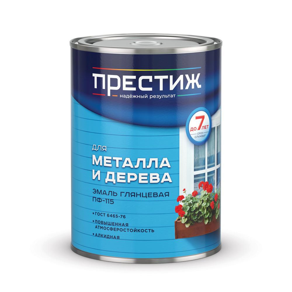 Изображение товара Эмаль глянцевая ПРЕСТИЖ ХОЛДИНГ 01-001-023-009 для металла и дерева