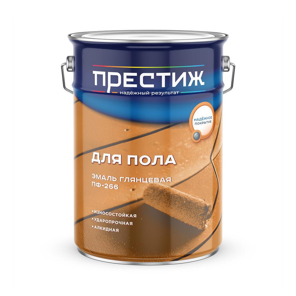 Изображение товара Эмаль ПРЕСТИЖ ХОЛДИНГ 01-003-021-060 глянцевая цвет красный 6 кг