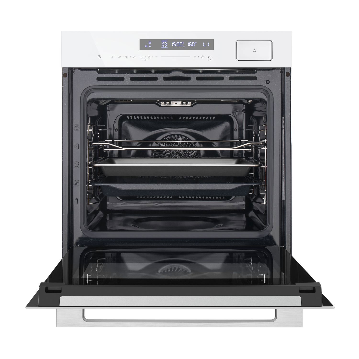 Изображение товара Электрический духовой шкаф MAUNFELD MEOR7216STW черный