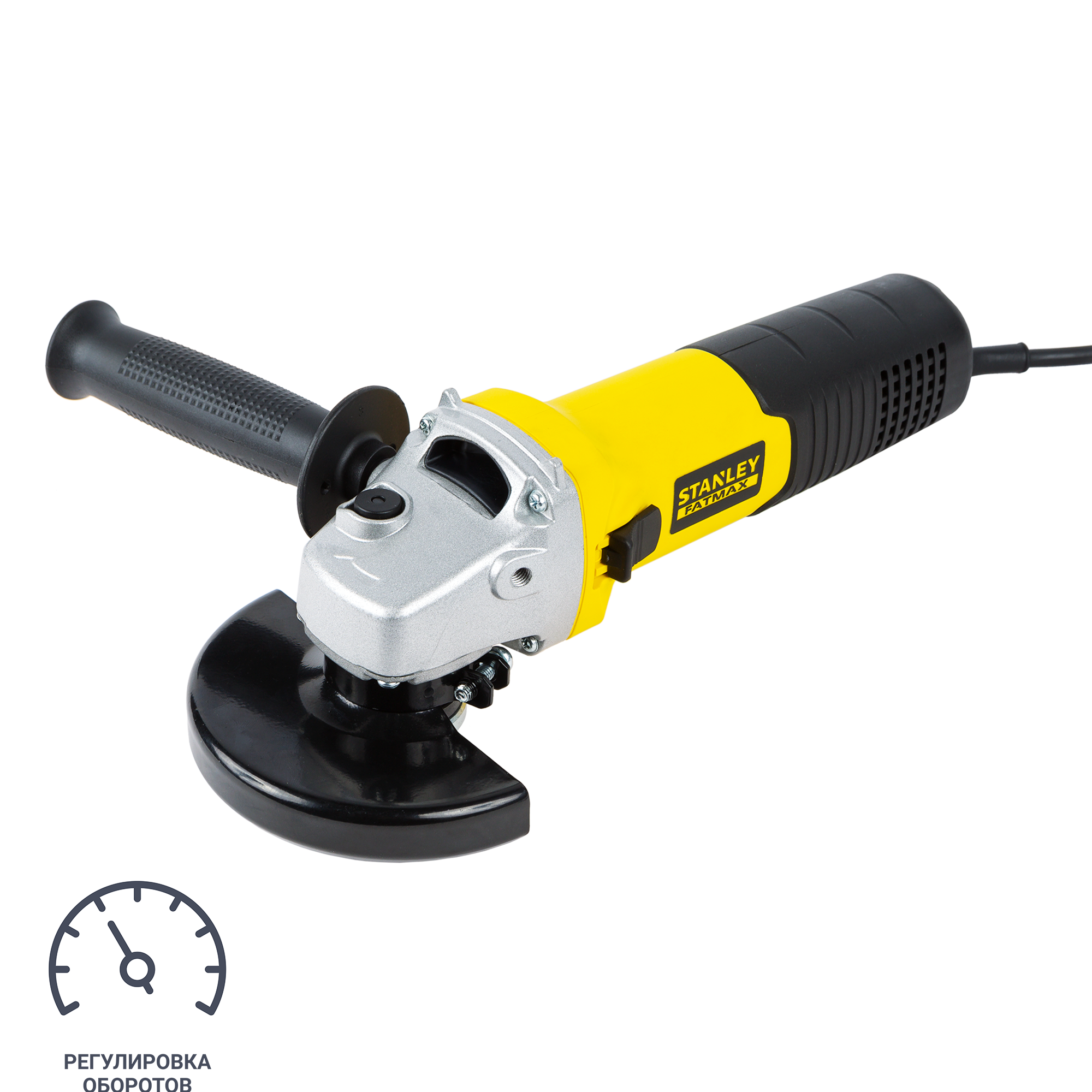 Изображение товара УШМ (болгарка) Stanley Fatmax FMEG125V, 1100 Вт, 125 мм Изображение товара УШМ (болгарка) Stanley Fatmax FMEG125V, 1100 Вт, 125 мм