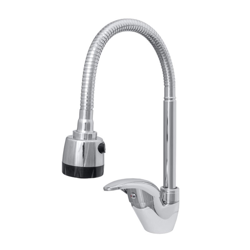 Изображение товара Однорычажный смеситель Сантаком 4102у 35 см цвет хром