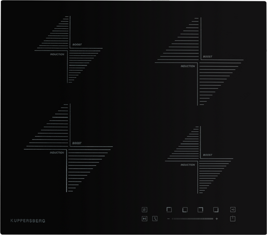 Изображение товара Индукционная варочная панель Kuppersberg ICS 604 4 конфорки черная