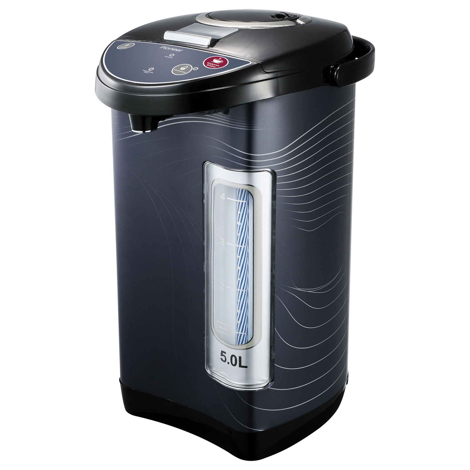 Изображение товара Термопот Pioneer Tp705 5 л металл цвет черный