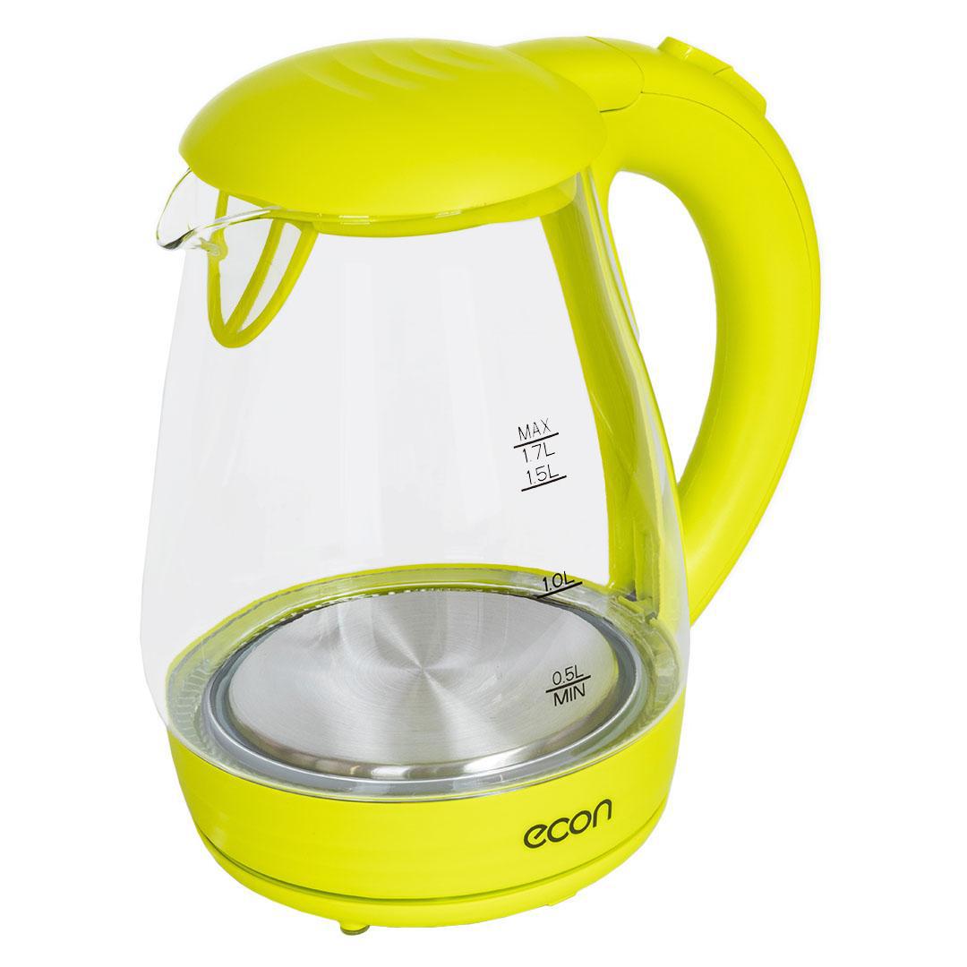 Изображение товара Чайник Econ ECO-1739KE lime 1.7 л стекло цвет зеленый
