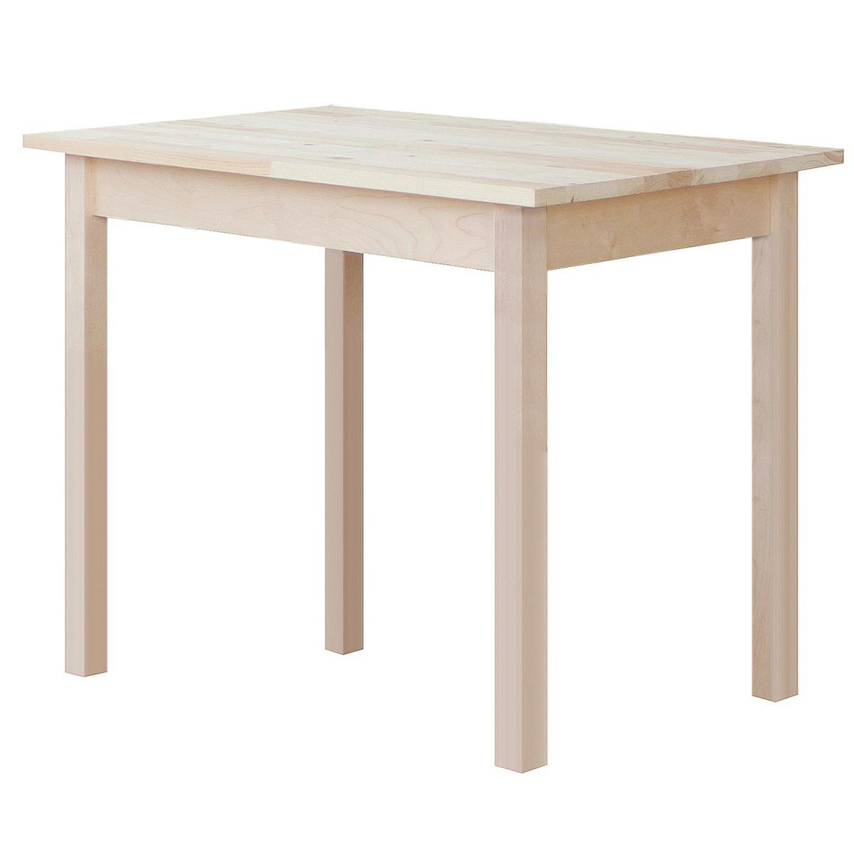 Изображение товара Садовый стол из березы Нераздвижной 60x100x74 см для дачи и дома