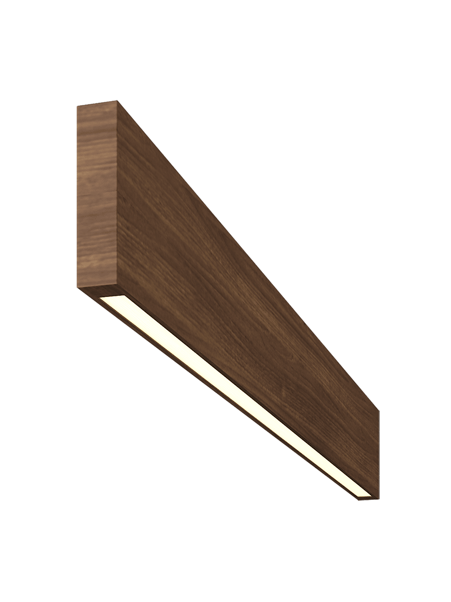 Изображение товара Светильник потолочный светодиодный LUMKER W20-OREHAM-80-10 Wooden 20 теплый белый свет цвет коричневый