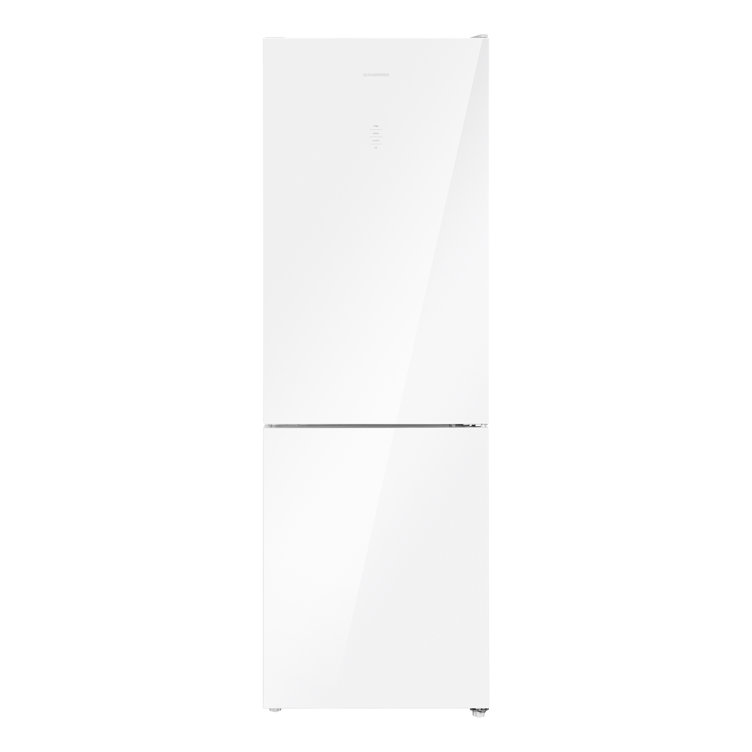 Изображение товара Отдельностоящий холодильник Maunfeld MFF185NFW 317л белый нержавейка стекло