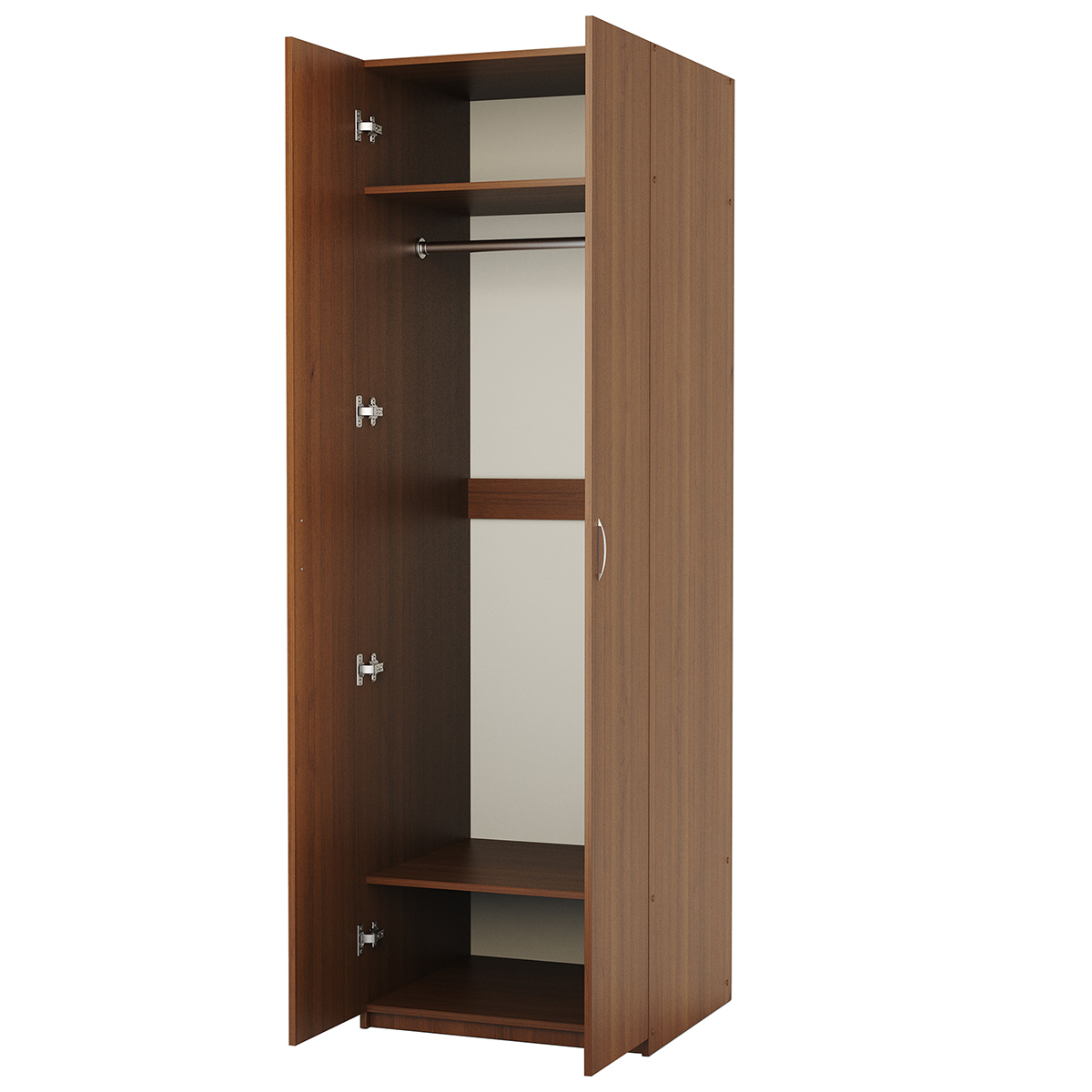 Изображение товара Шкаф распашной Шарм-Дизайн ДО-2 90x220x60 см Орех