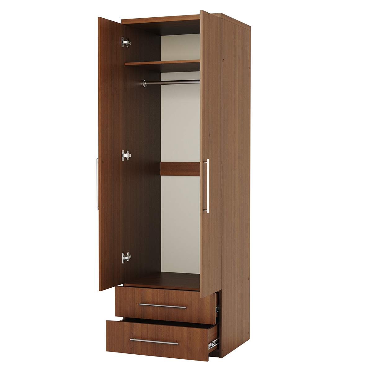 Изображение товара Шкаф распашной Шарм-Дизайн МШЯ-21 80x220x60 см орех