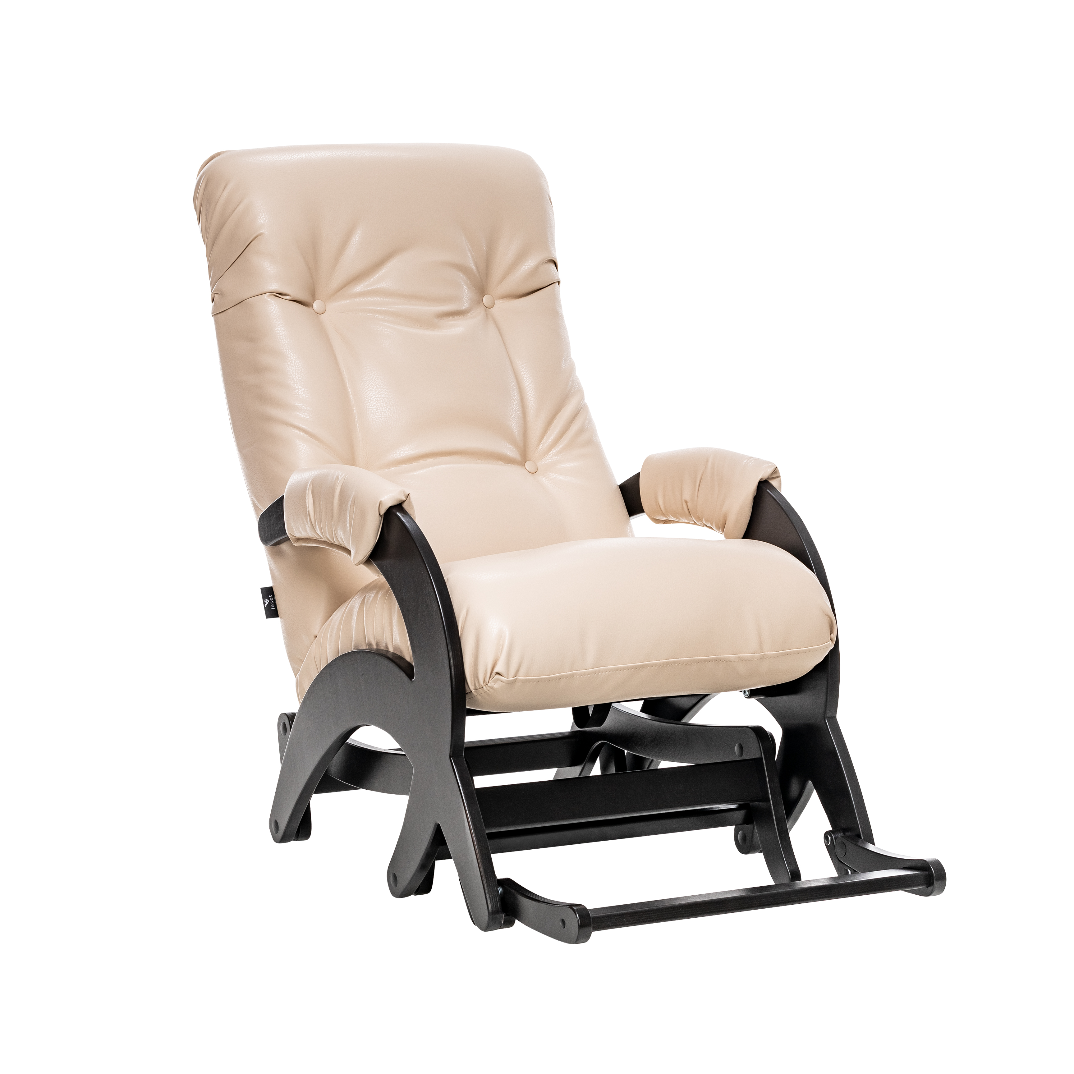 Изображение товара Кресло-качалка Комфорт Старк 60x94.70x110.30 бежевое с маятниковым механизмом