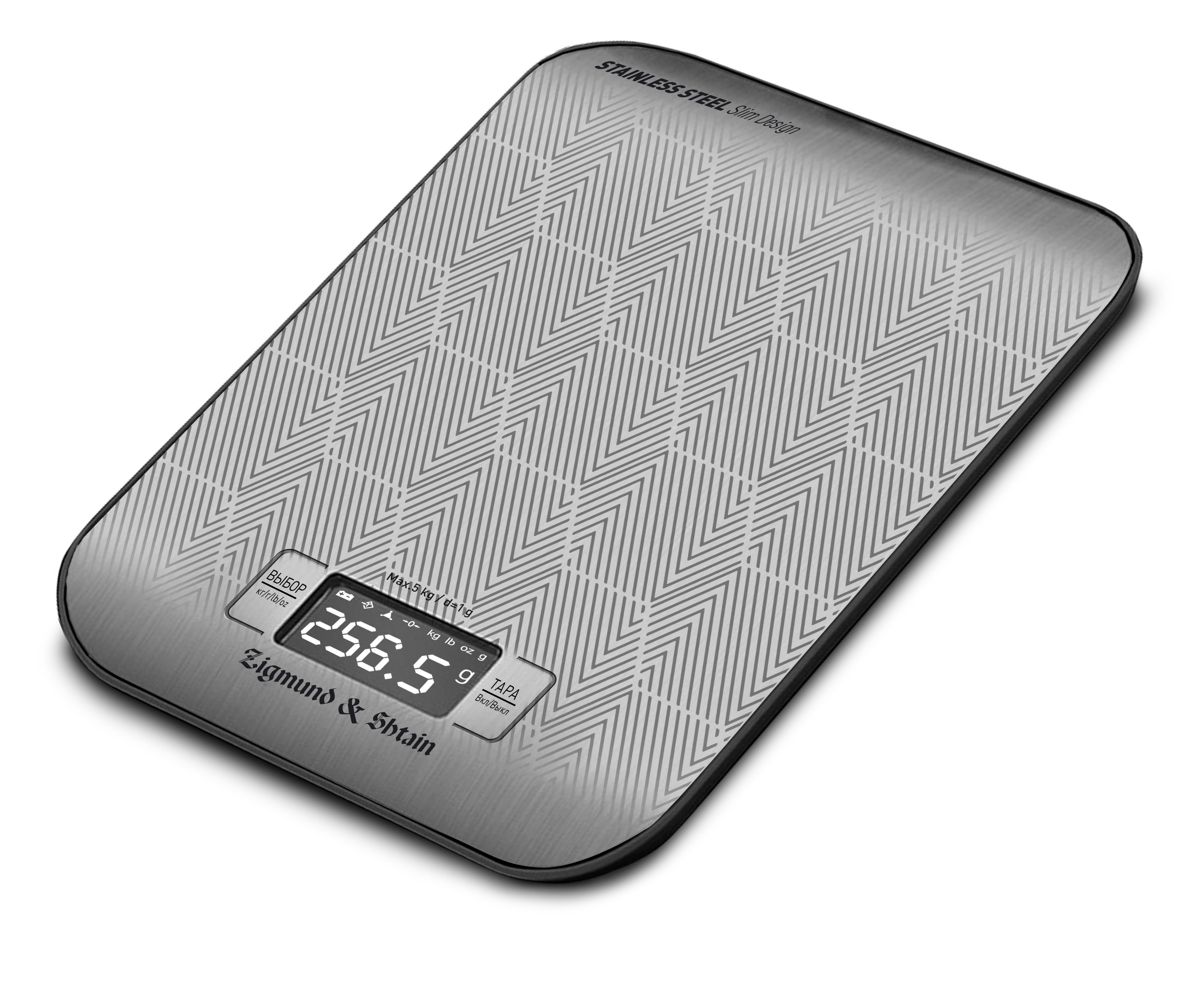 Изображение товара Электронные кухонные весы Zigmund & Shtain Kuchen-Profi DS-114 до 5 кг цифровой дисплей