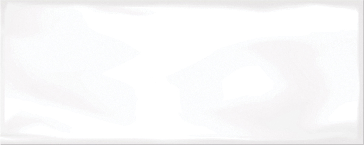 Изображение товара Настенная керамическая плитка Azori Nuvola Light 20.1x50.5 см белая глянцевая