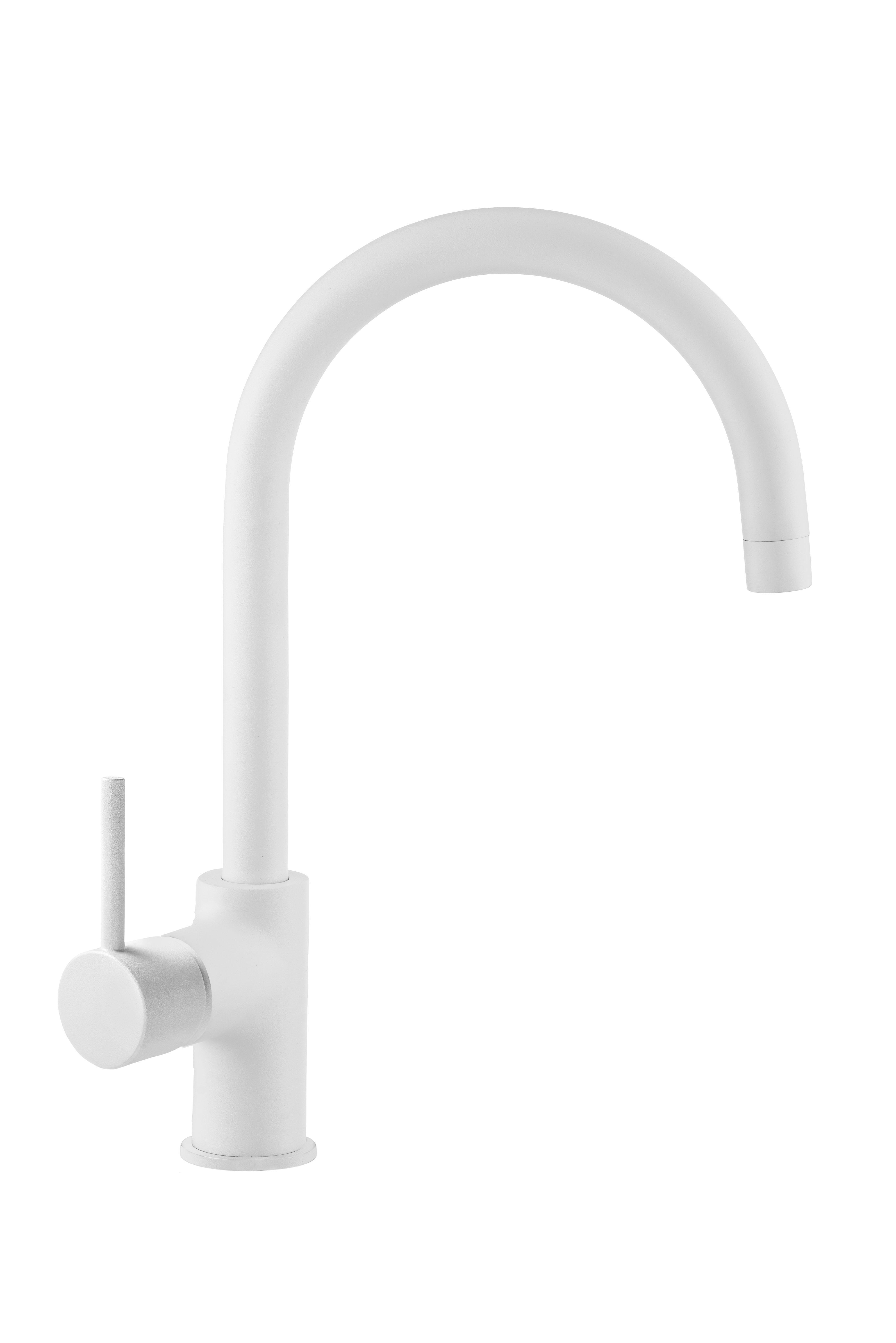 Изображение товара Однорычажный смеситель Azario Tasco 21 см цвет белый