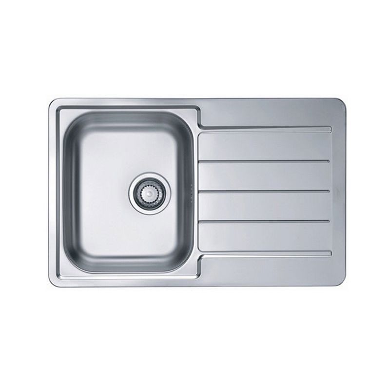 Изображение товара Врезная мойка Alveus LINE 79x50 см глубина 16 см нержавеющая сталь 304 цвет сталь 1066750