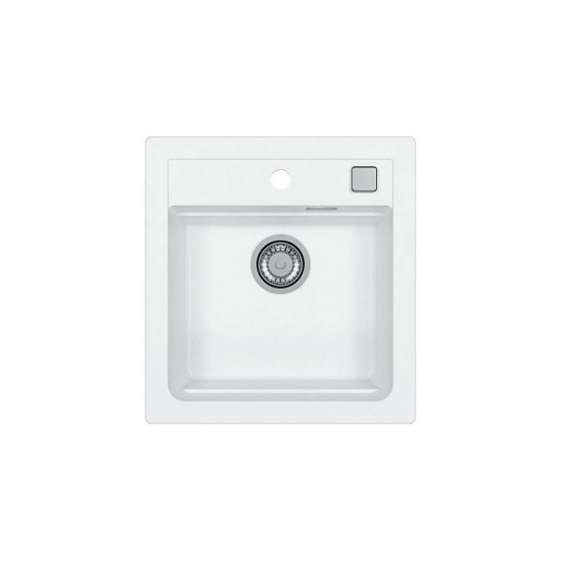 Изображение товара Врезная кухонная мойка ALVEUS ATROX 47x50 см из искусственного камня белая