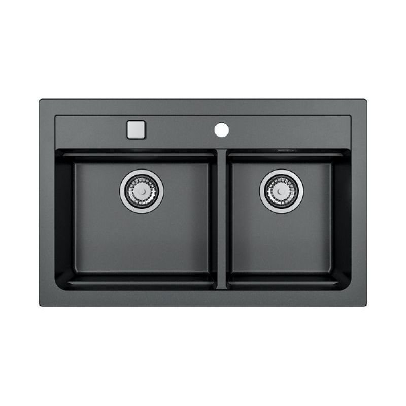 Изображение товара Врезная кухонная мойка ALVEUS ATROX 79x50 см из искусственного гранита