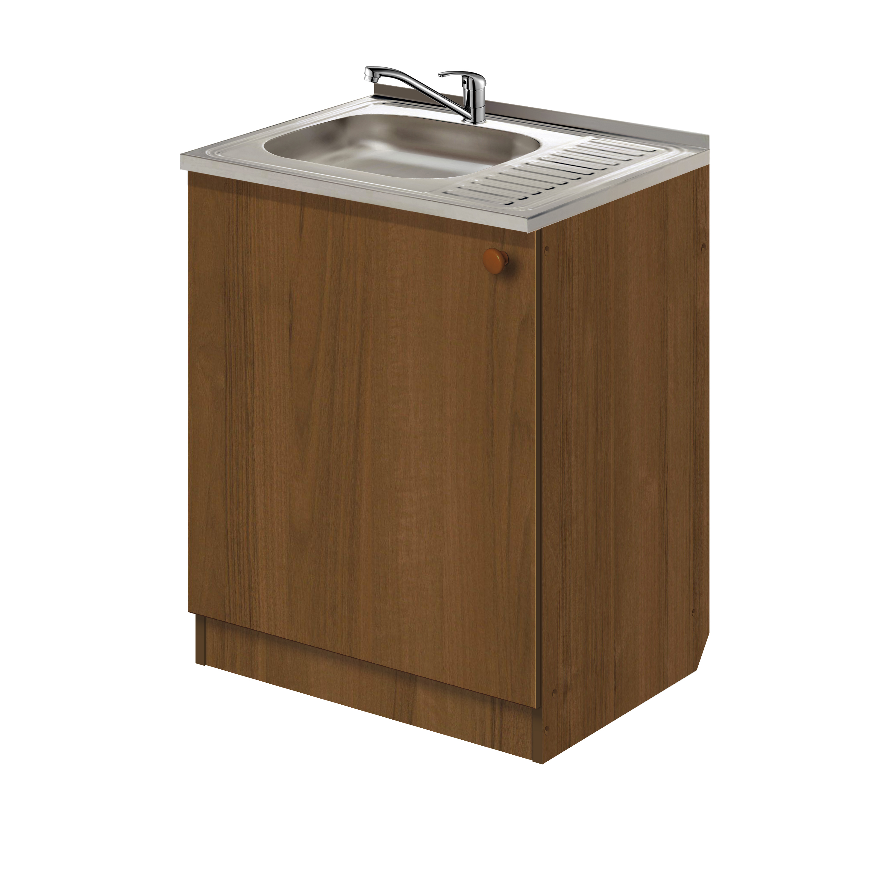 Изображение товара Шкаф для кухни ЛИДЕР Эконом КП4214л с мойкой и смесителем