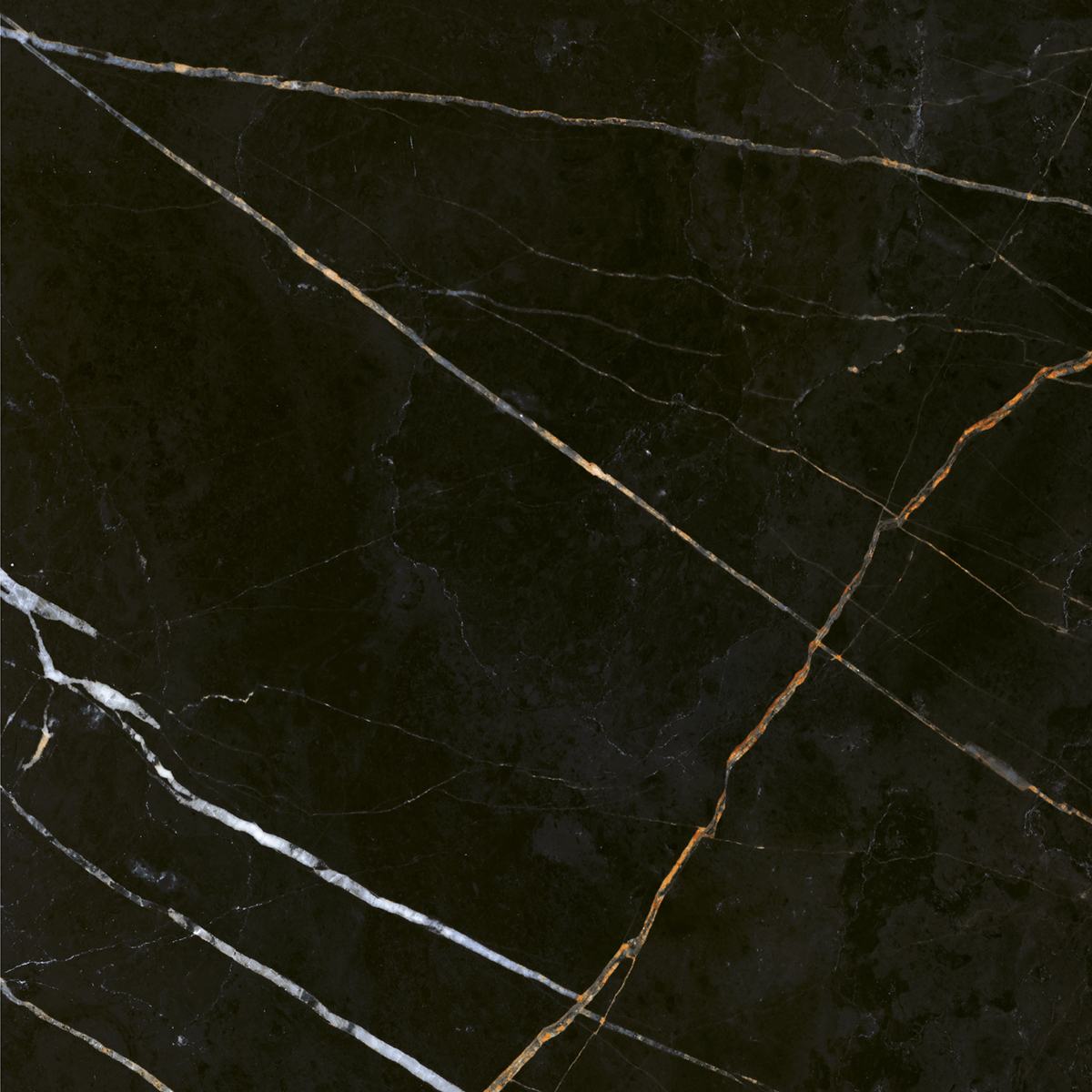 Изображение товара Плитка напольная Black and Gold 42x42 см цвет черный