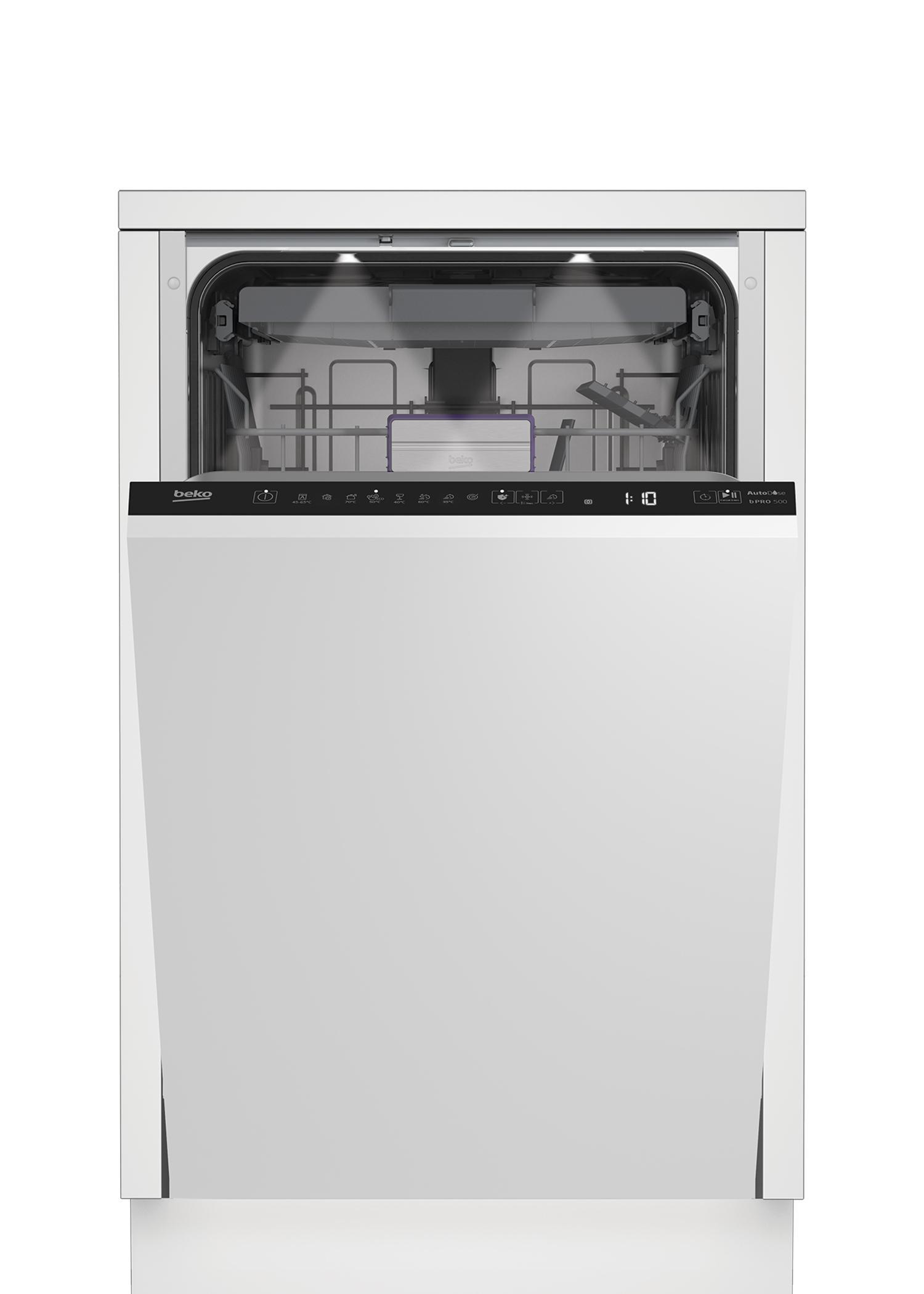 Изображение товара Встраиваемая посудомоечная машина Beko BDIS38120A 44.8 см 8 программ цвет белый