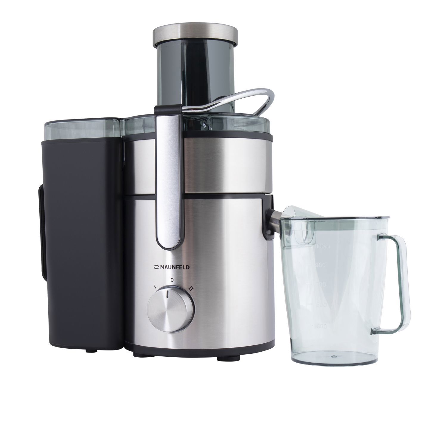 Изображение товара Соковыжималка электрическая Maunfeld 1.1 л 1500 Вт цвет нержавеющая сталь