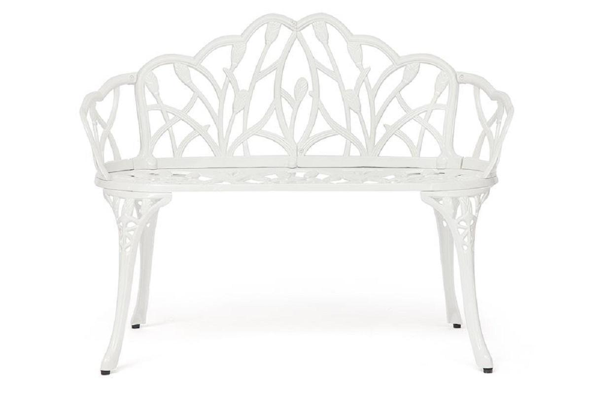 Изображение товара Скамья Tetchair Strauss 99 см х 56 см х 76 см алюминий белый