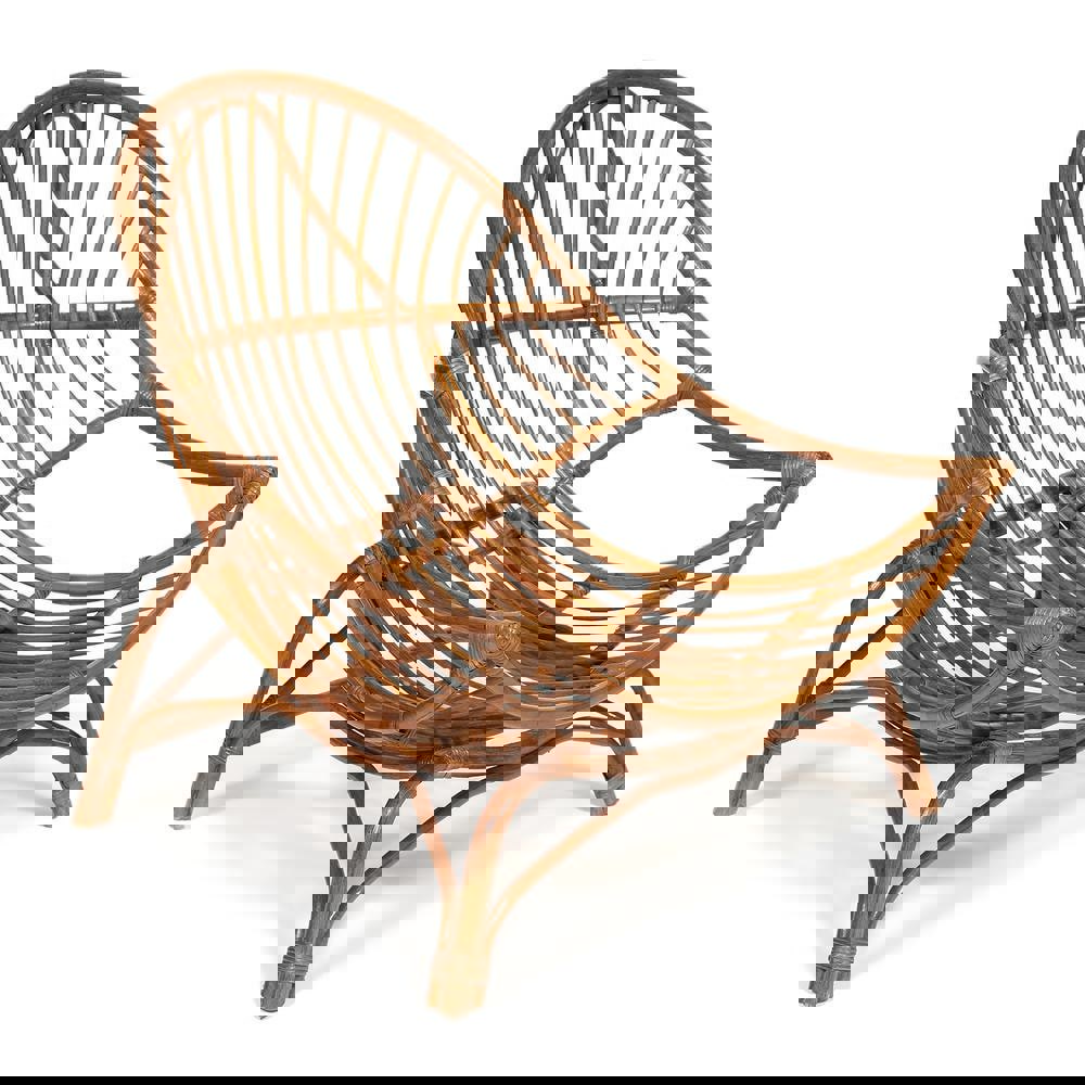 Изображение товара Кресло садовое Tetchair VENICE 84 см х 105 см х 90 см ротанг коричневый