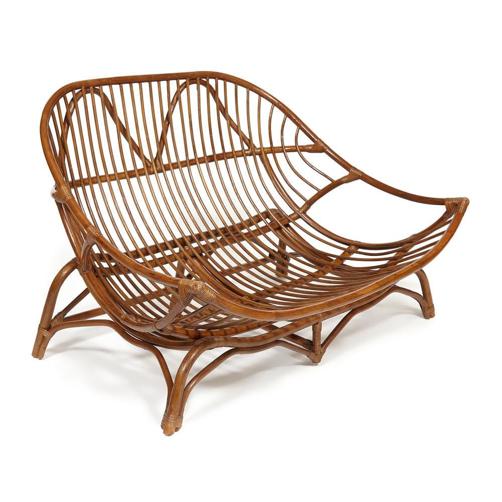 Изображение товара Диван садовый Tetchair VENICE 132х105х90 см ротанг охра для улицы