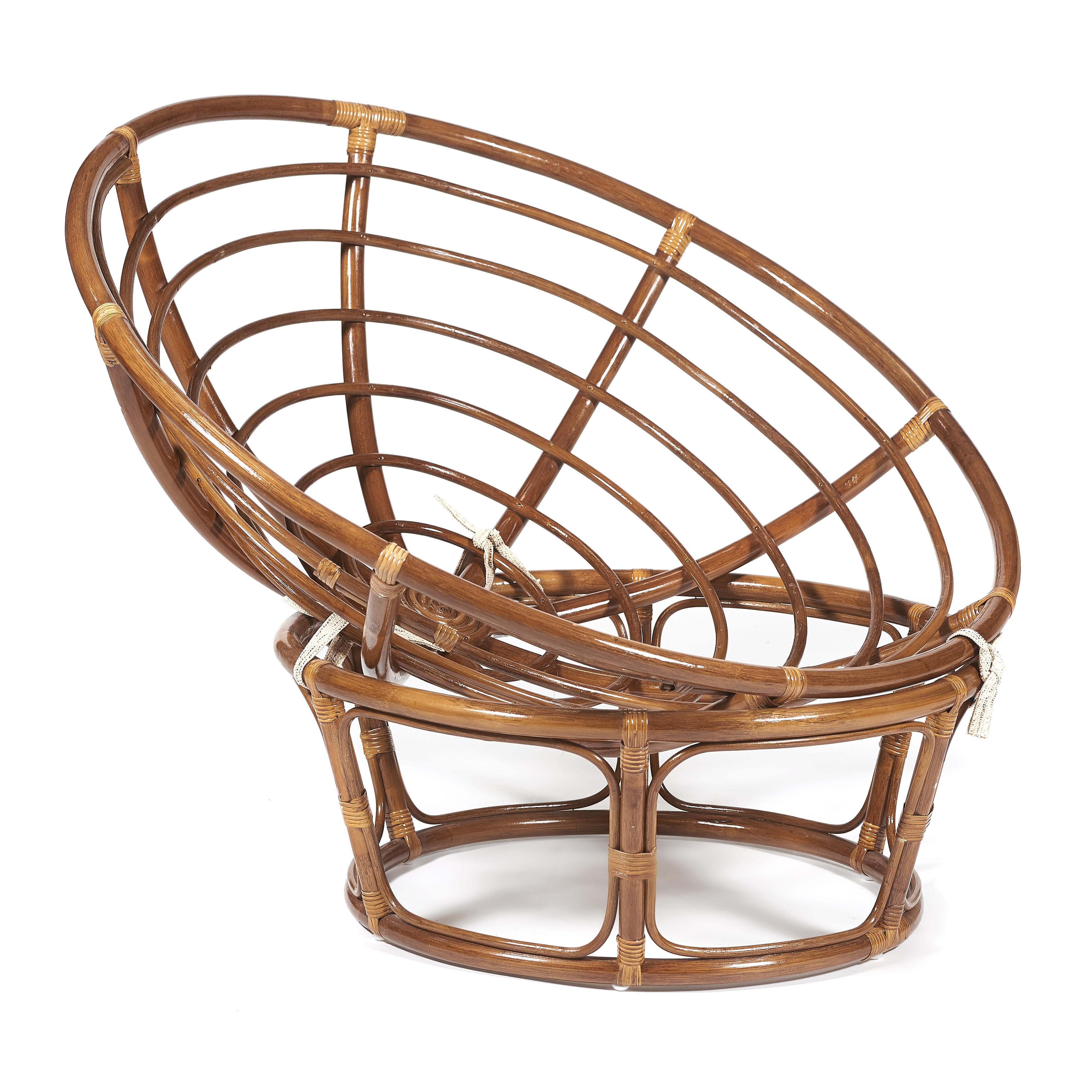 Изображение товара Кресло садовое Tetchair Papasan 115 см х 98 см ротанг коричневое