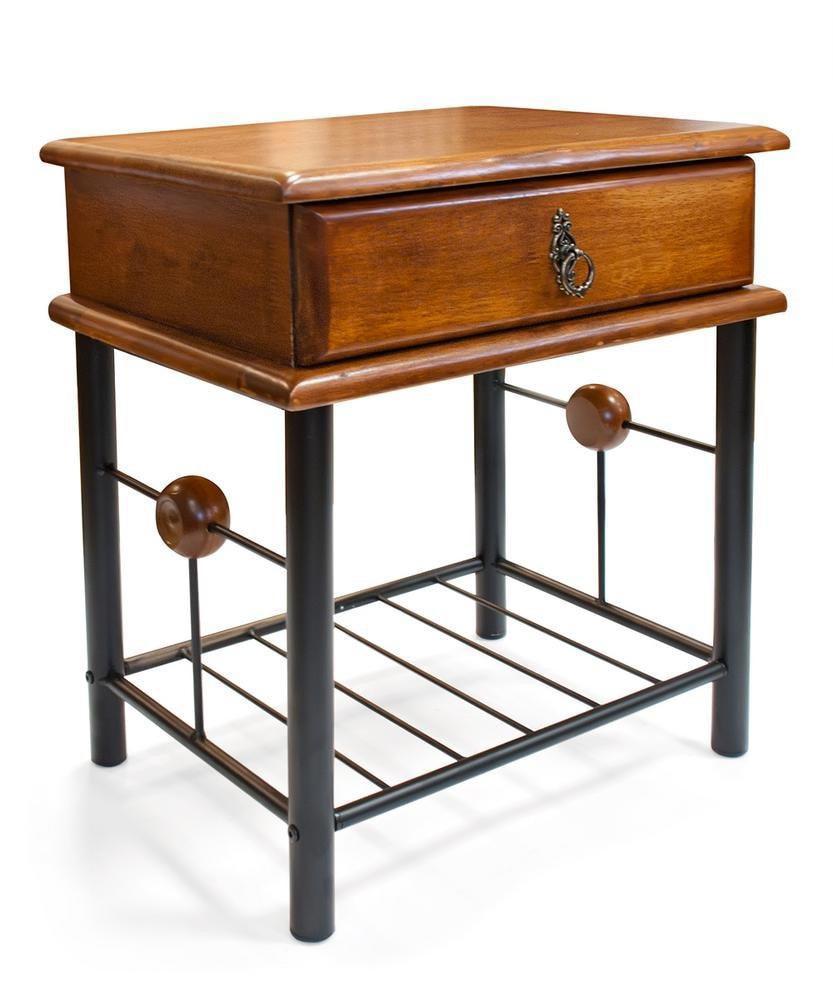 Изображение товара Тумба прикроватная Tetchair AT-300 48x56x37 см 1 ящик дерево/металл цвет