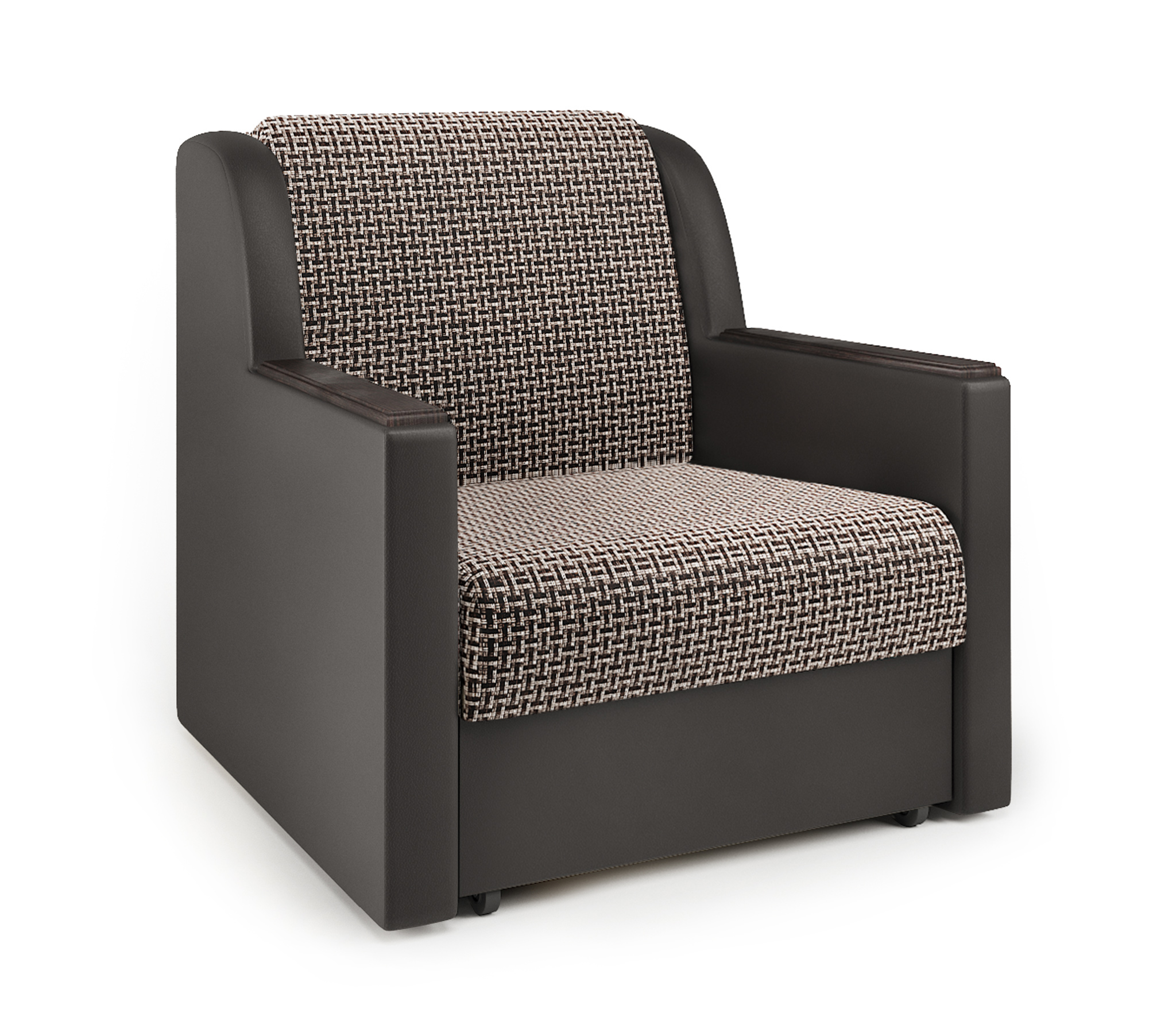 Изображение товара Кресло-кровать Шарм-Дизайн Аккорд Д 60 80x95x110 см коричневый