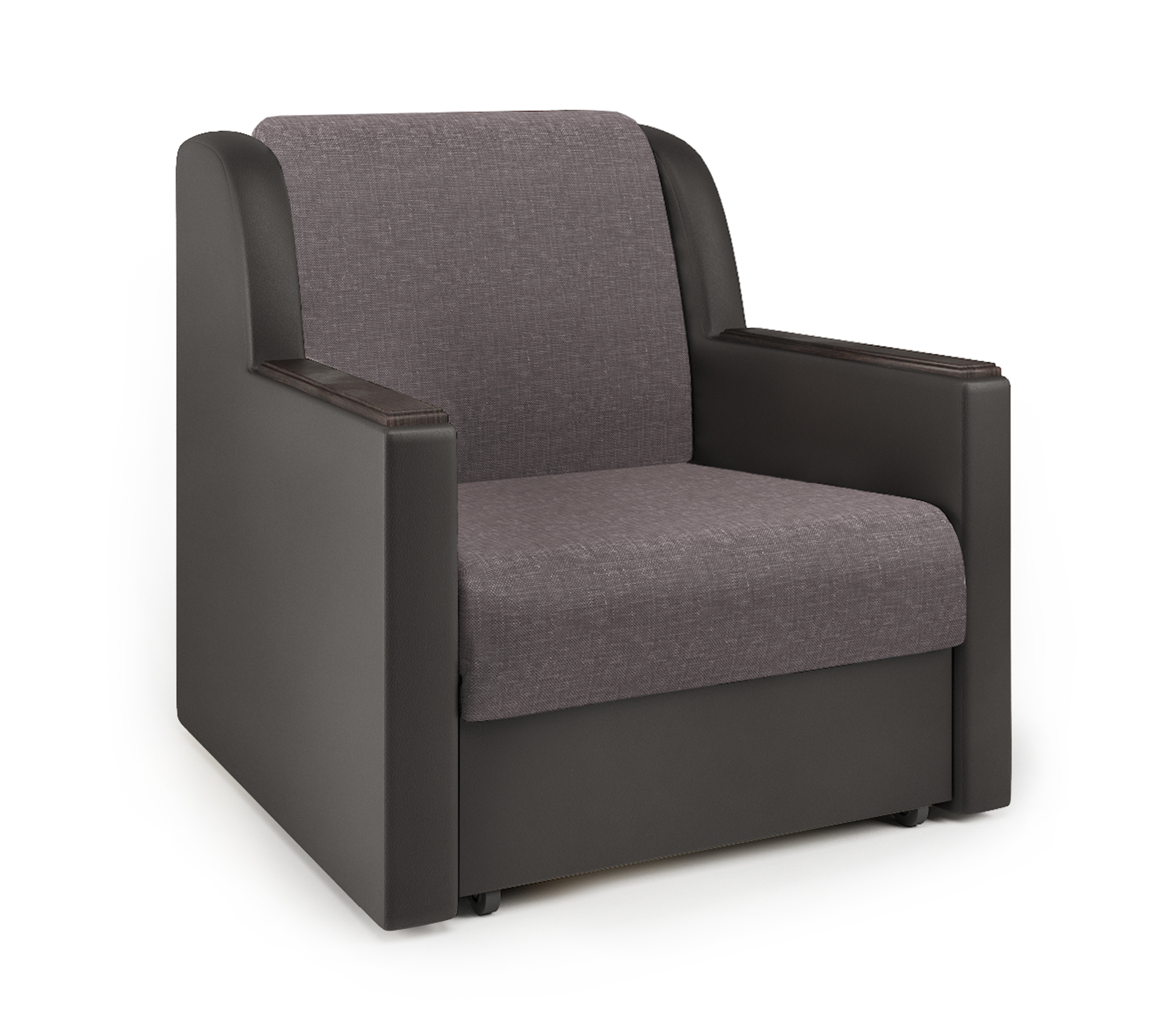 Изображение товара Кресло-кровать Шарм-Дизайн Аккорд Д 80 100x95x110 см коричневый