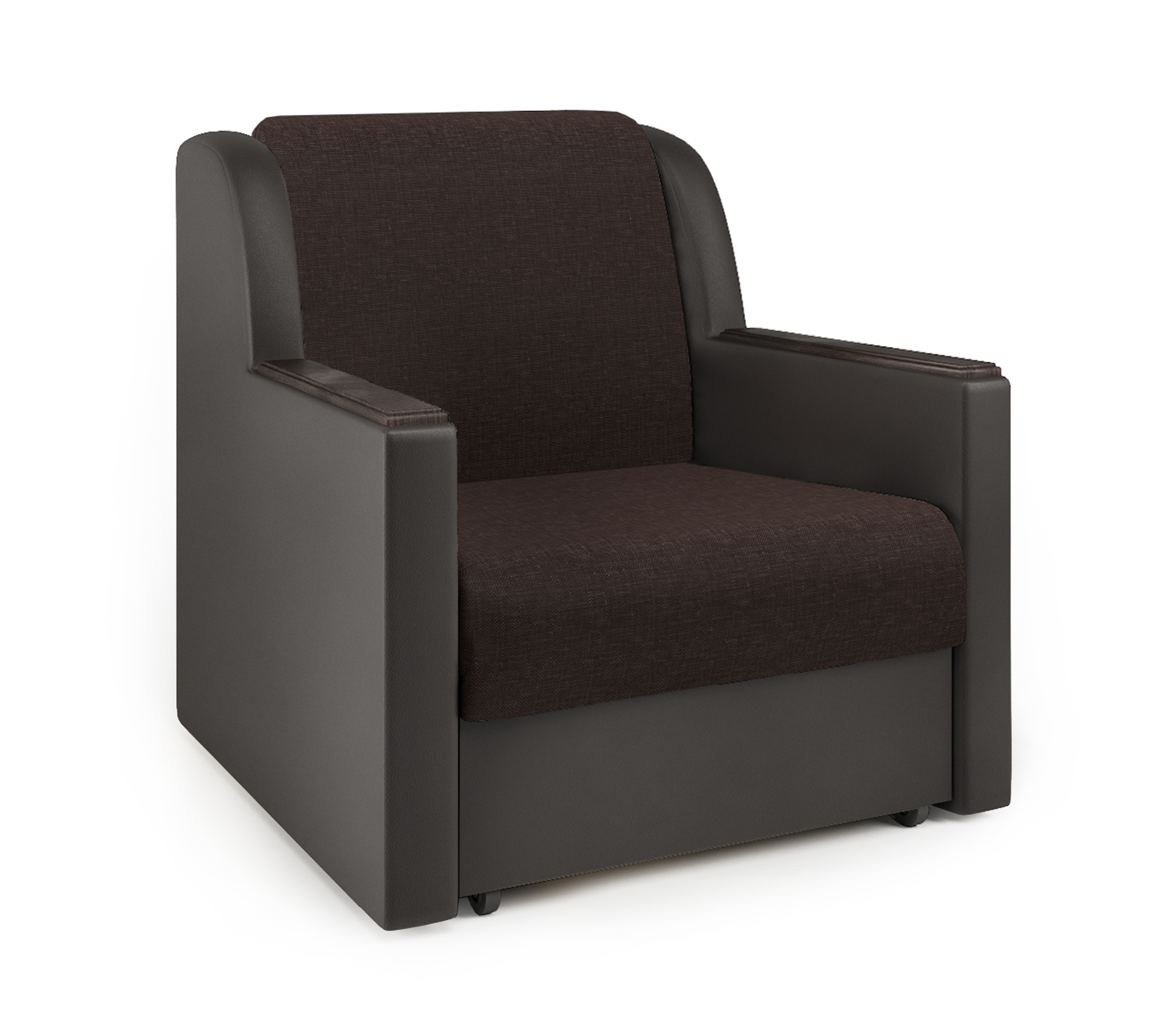 Изображение товара Кресло-кровать Шарм-Дизайн Аккорд Д 90 110x95x110 см цвет коричневый 170522050