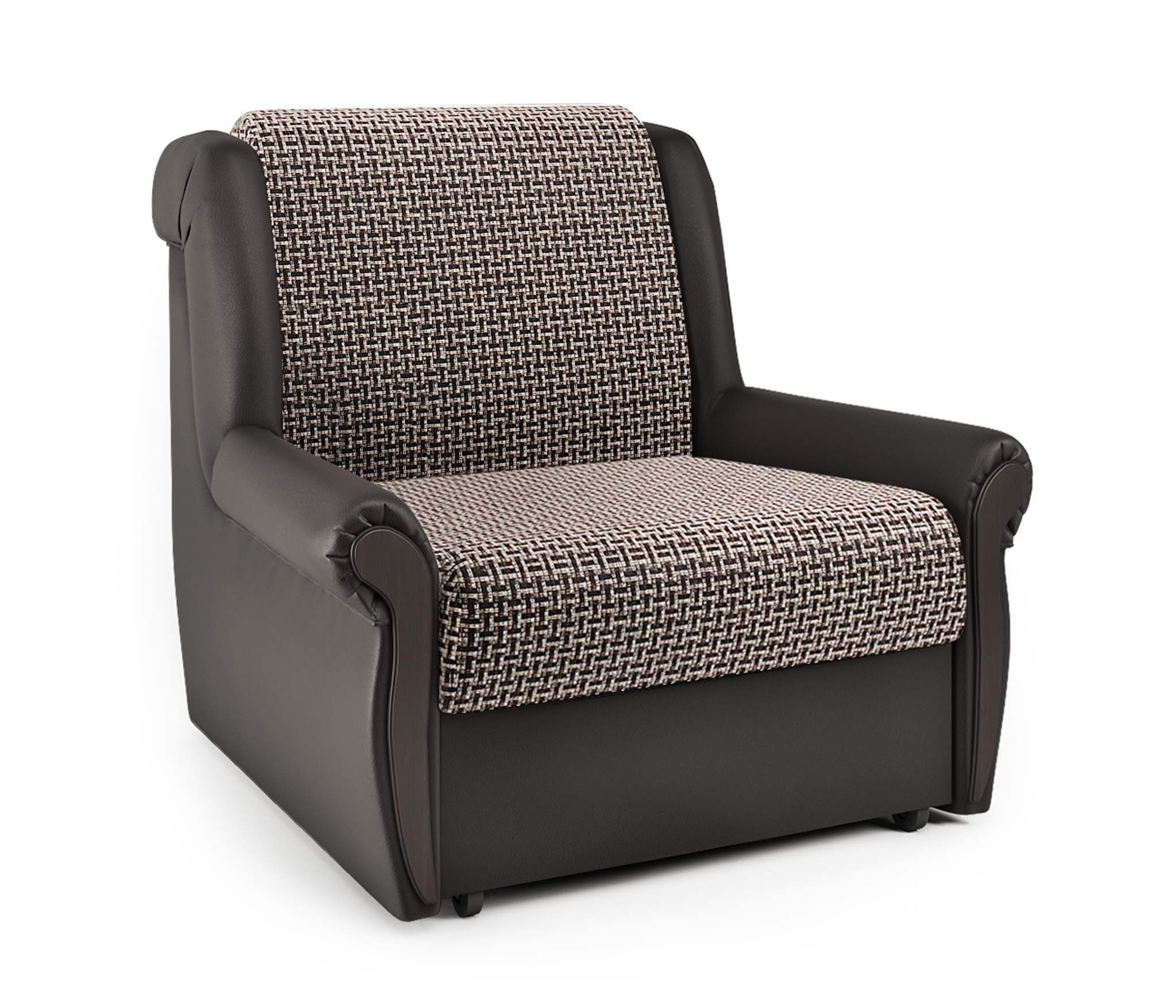 Изображение товара Кресло-кровать Шарм-Дизайн Аккорд М 70 100x95x110 см коричневое