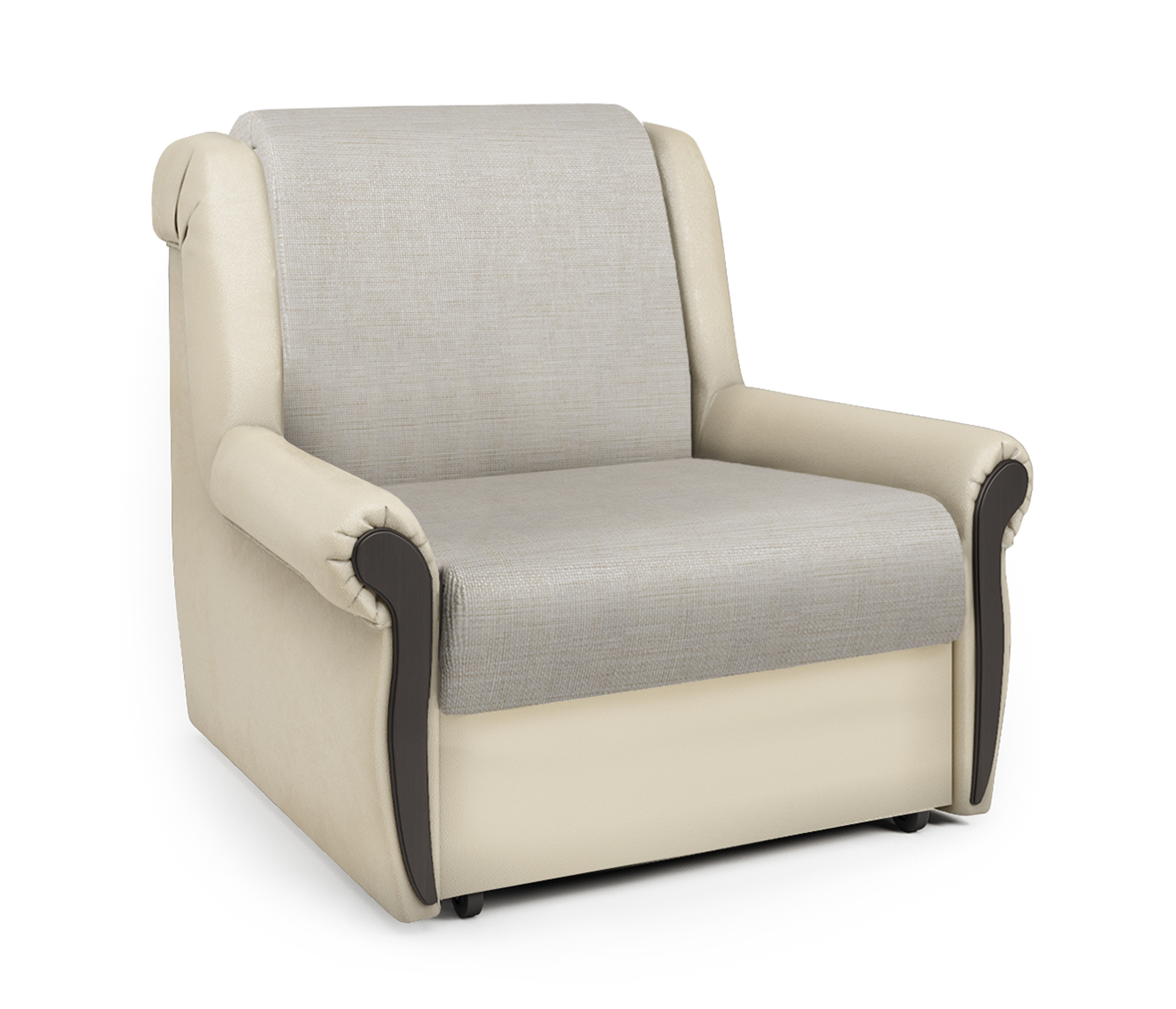 Изображение товара Кресло-кровать Шарм-Дизайн Аккорд М 70 100x95x110 см цвет бежевый 33070672