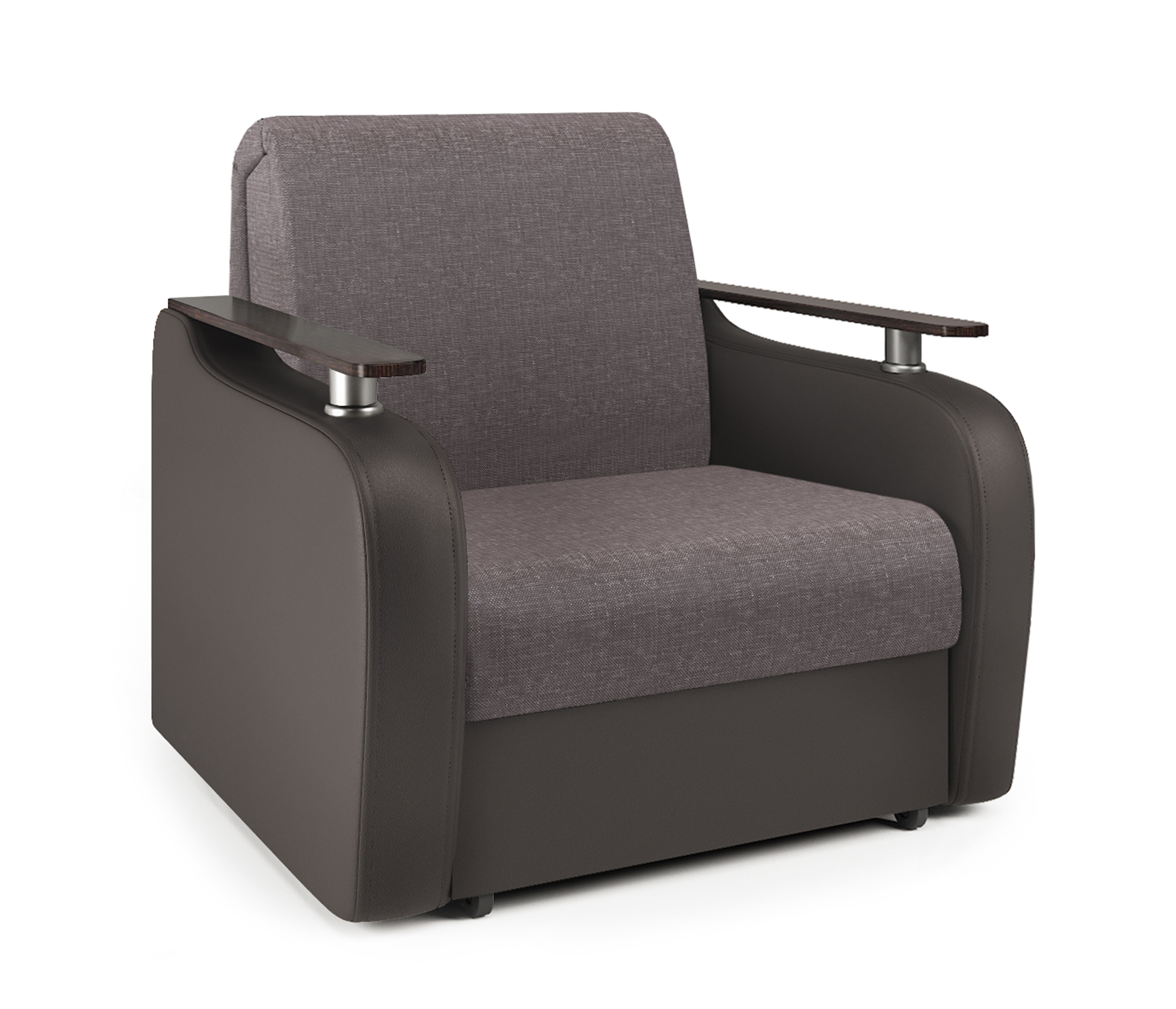 Изображение товара Кресло-кровать Шарм-Дизайн Гранд Д 70 94x95x110 см цвет коричневый 170522128