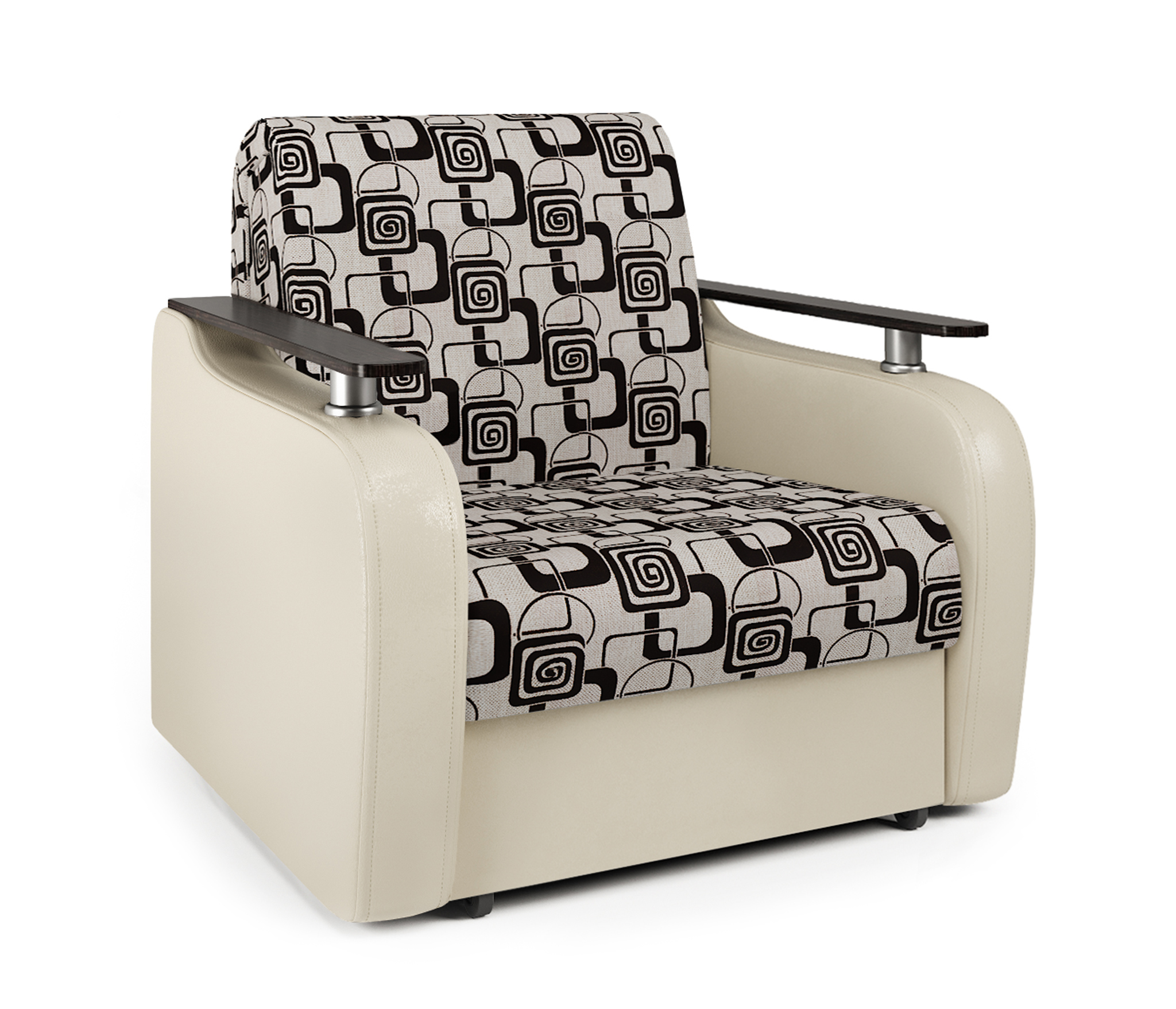 Изображение товара Кресло-кровать Шарм-Дизайн Гранд Д 80 коричневый бежевый для гостиной и спальни