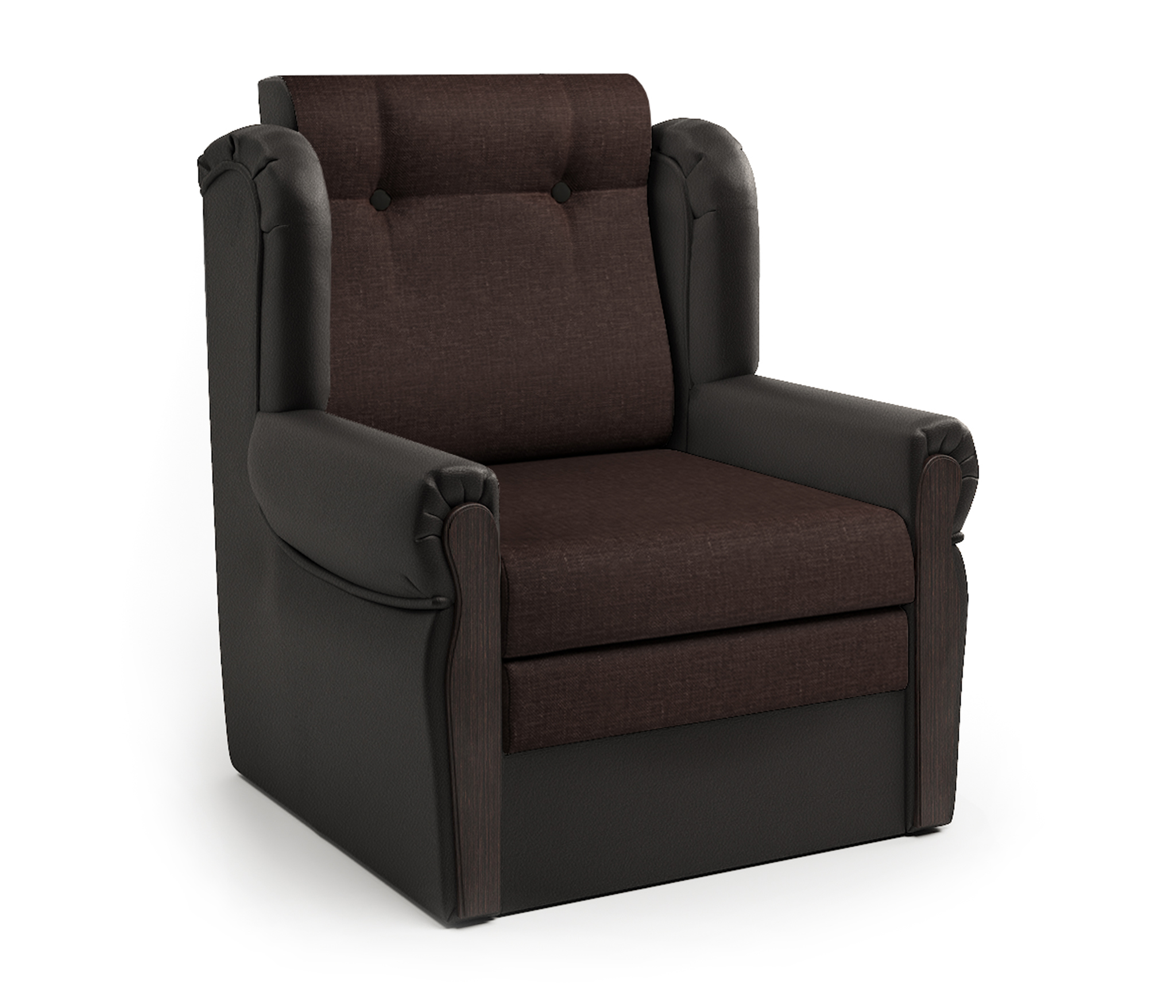 Изображение товара Кресло-кровать Шарм-Дизайн Классика M коричневое