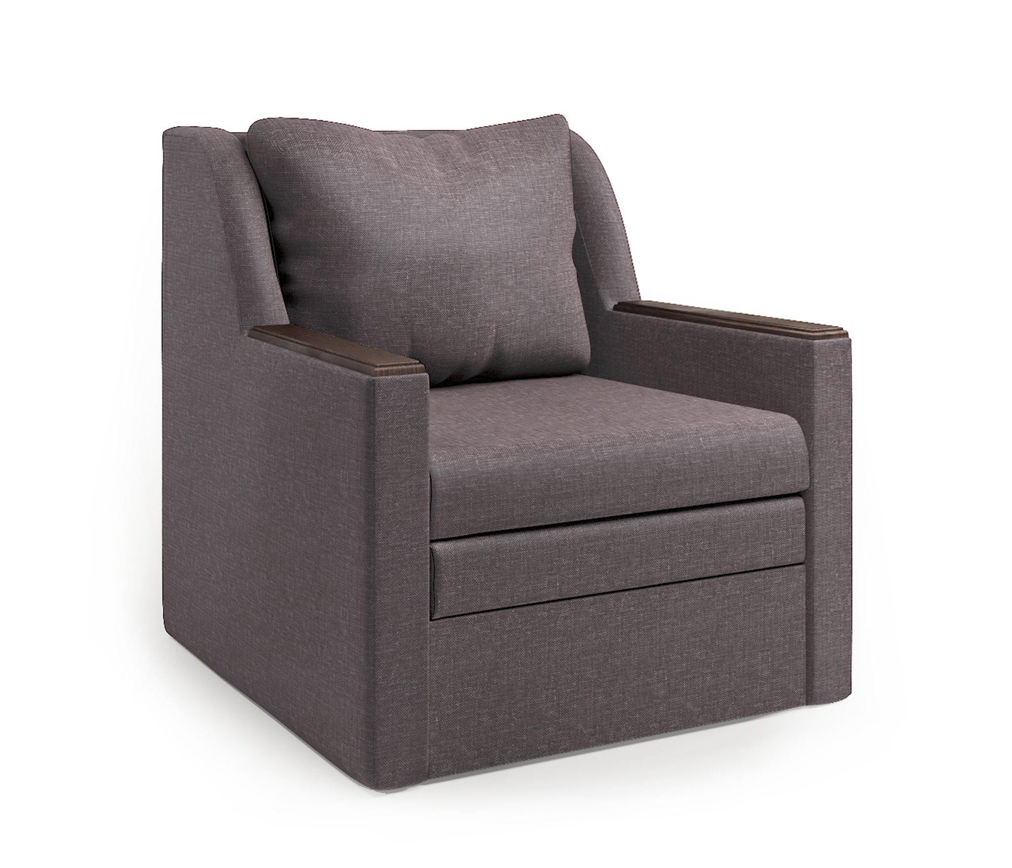 Изображение товара Кресло-кровать Шарм-Дизайн Соло 82x93x94 см цвет коричневый 1006032