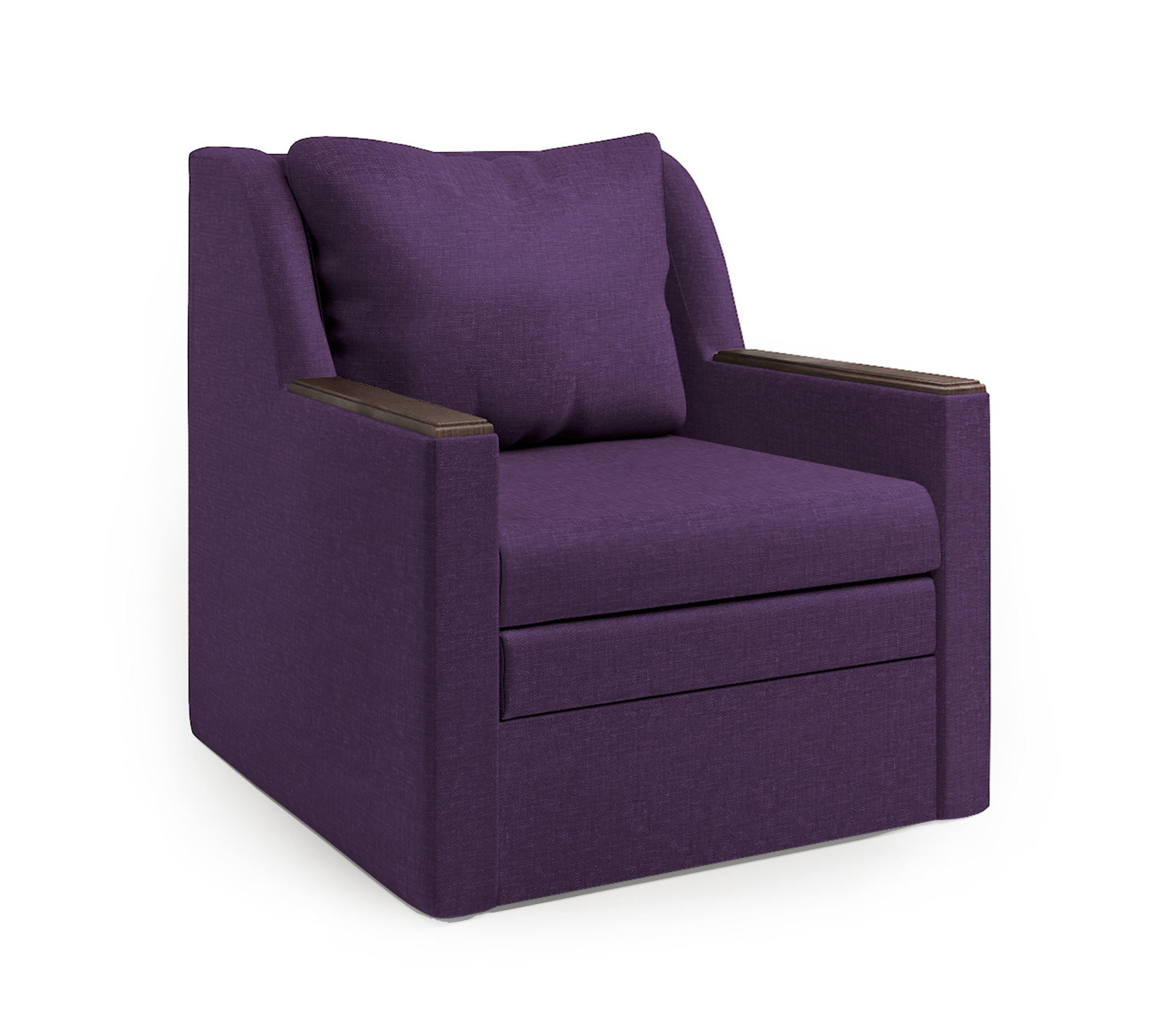 Изображение товара Кресло-кровать Шарм-Дизайн Соло 82x93x94 см цвет фиолетовый 1006033