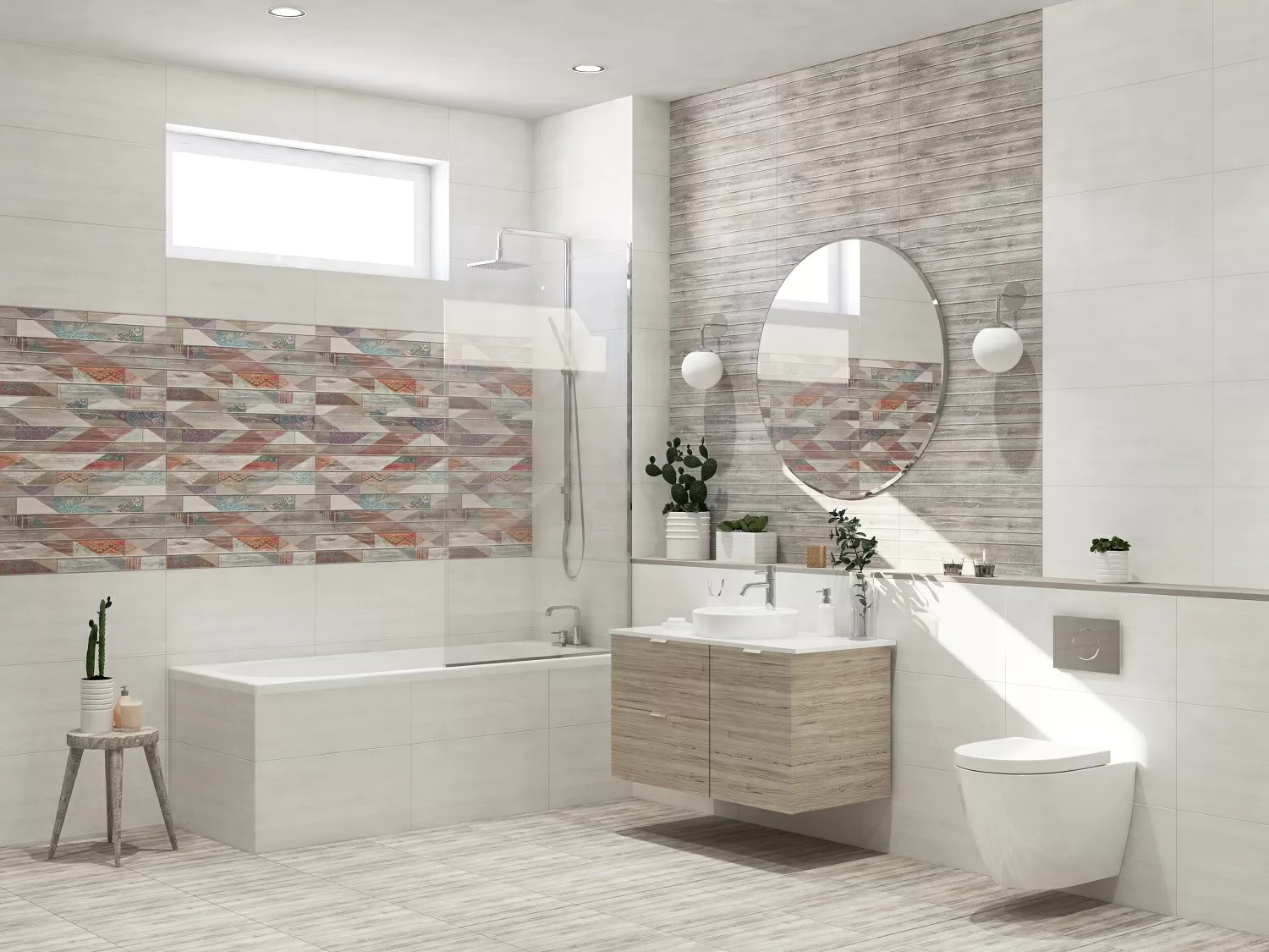 Изображение товара Керамогранит Azori Shabby 63x31.5 см для внутренних помещений Белый