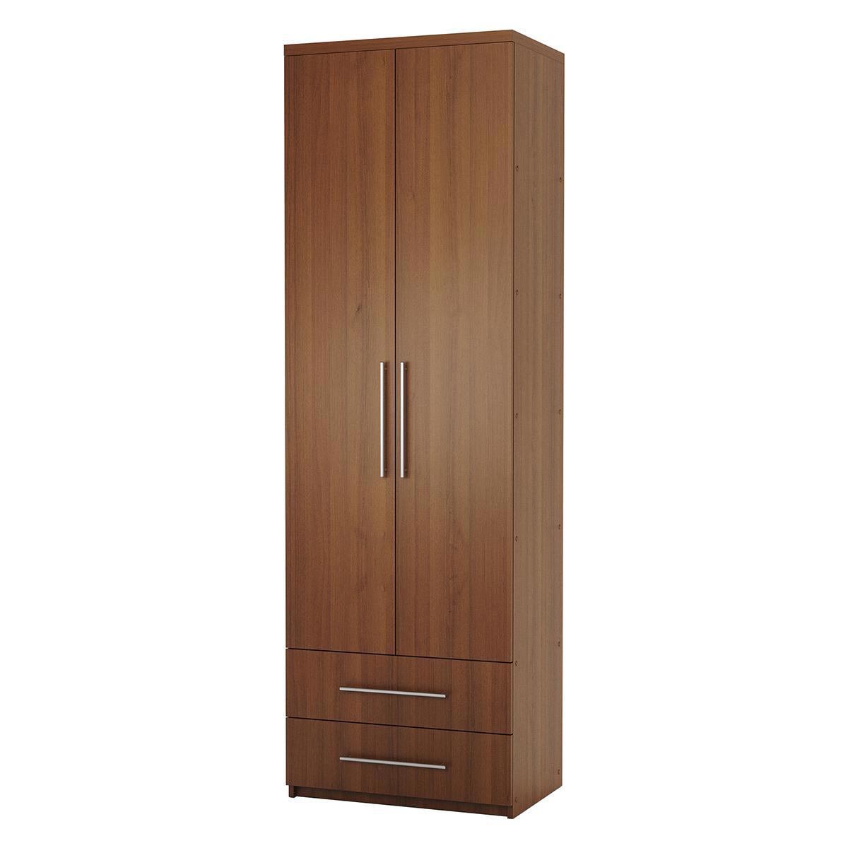 Изображение товара Шкаф распашной Мелодия МПЯ-21 60x220x45 см коричневый ЛДСП современный дизайн