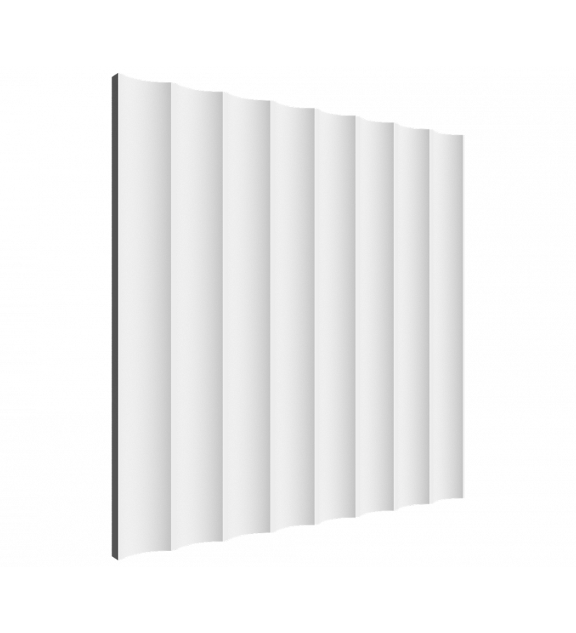 Изображение товара 3D Панель гипсовая Дикарт Маркет Афина 0.36м² белый 1 панель 600x600мм